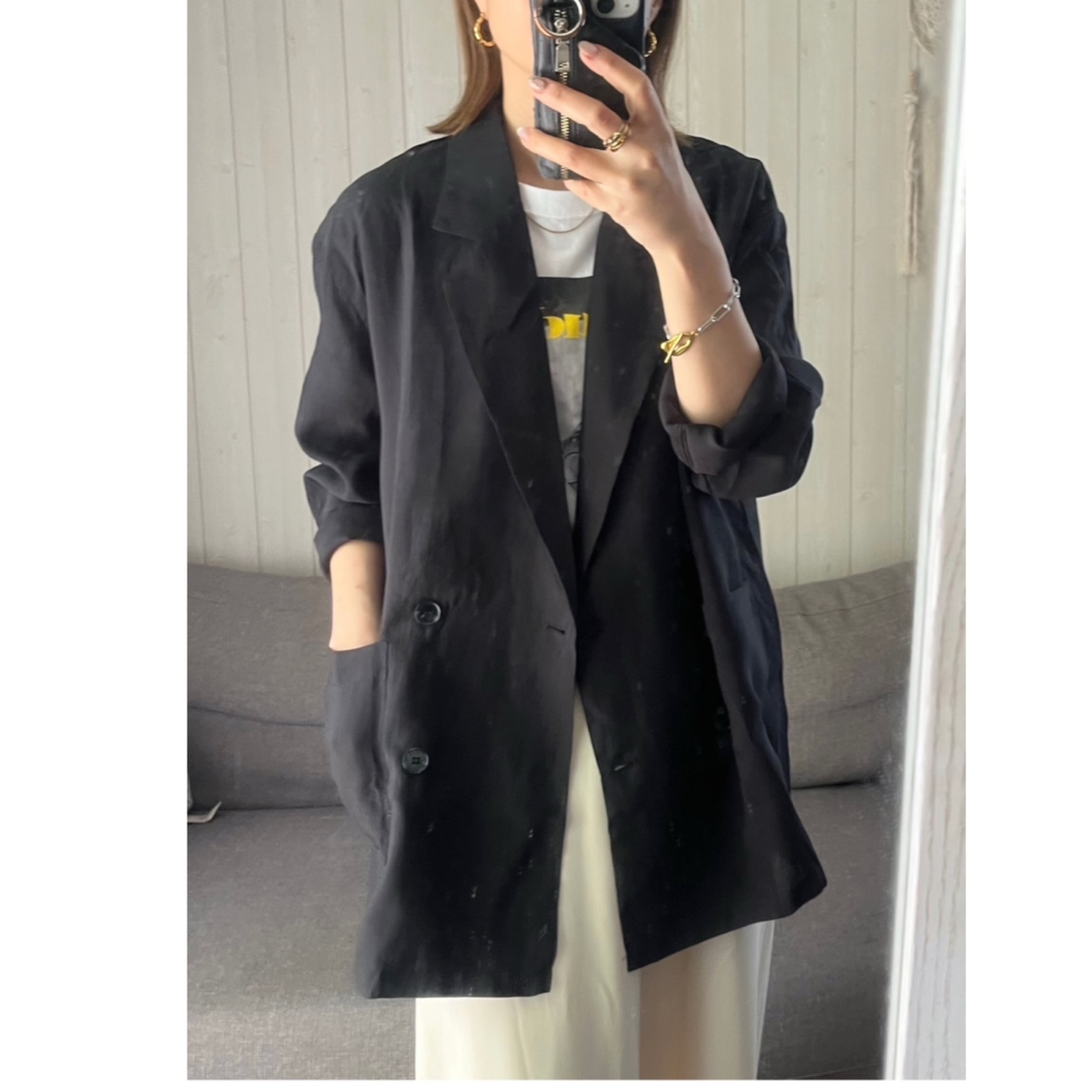 春夏お出かけゆったりジャケット♡シンプルデザイン 期間限定：5,830円→3,990円！】 ジャケット レディース 夏 薄手