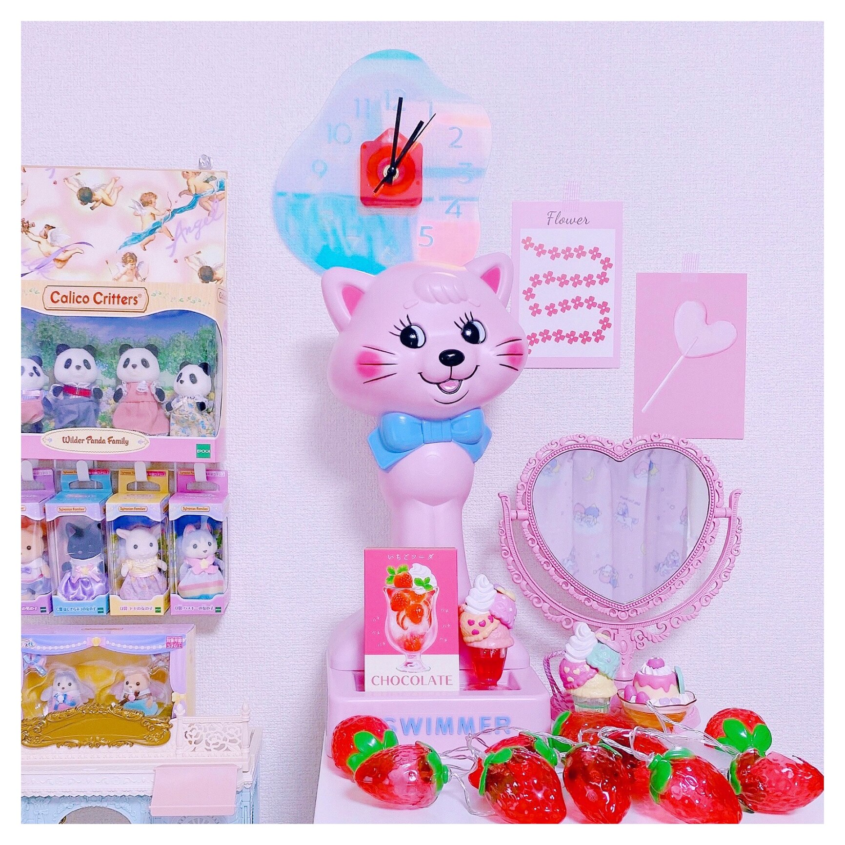 SWIMMER シャポードール ねこ＋スタンドミラーセット販売 SWIMMER シャポードール ねこ＋スタンドミラーセット販売 - メルカリ