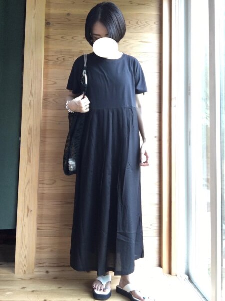 半袖 ワンピース レディース 異素材切替プリーツワンピース 春夏 春服 夏服 ワンピ ロング ロングワンピ ロングワンピース きれいめ カジュアル ゆったり 楽ちん ラフ 涼感 涼しい ワンマイル マキシ ブラック 黒 ママ 綿混 プリーツ M-L 送料無料 メール便10 半袖 ワンピース レディース 異素材切替プリーツワンピース 春夏 春服 夏服 ワンピ ロング ロングワンピ ロングワンピース きれいめ カジュアル ゆったり 楽ちん ラフ 涼感 涼しい ワンマイル マキシ ブラック 黒 ママ 綿混 プリーツ M-L 送料無料 メール便10
