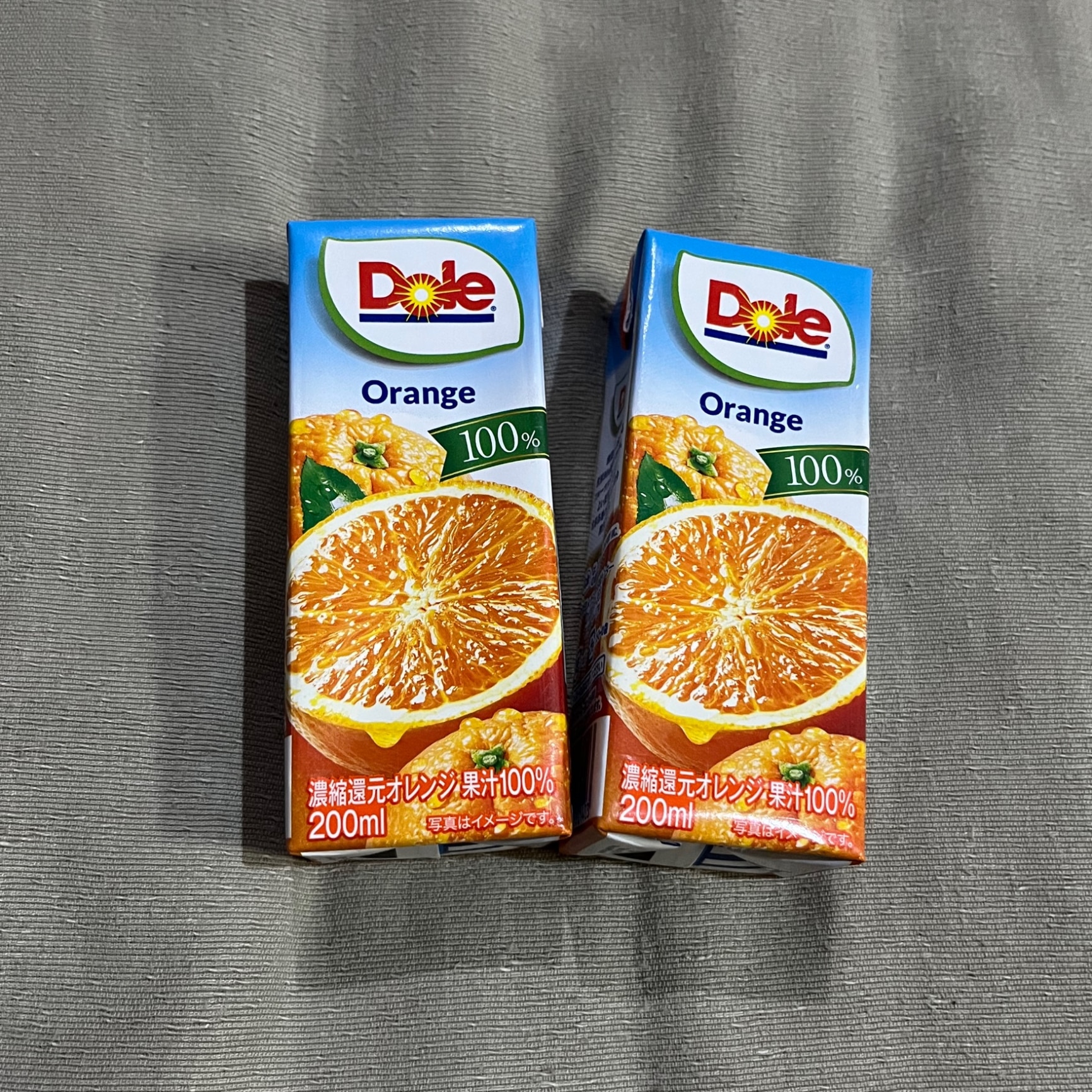 雪印メグミルク Dole オレンジ100％ 200ml 36本 セット 1ケース