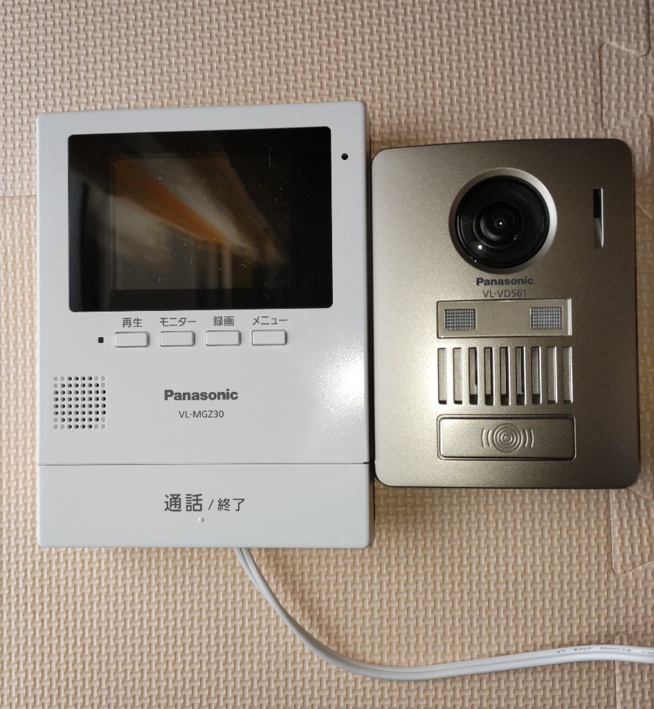 ∬∬パナソニック ドアホン【VL-SGZ30】モニター壁掛け式ワイヤレス