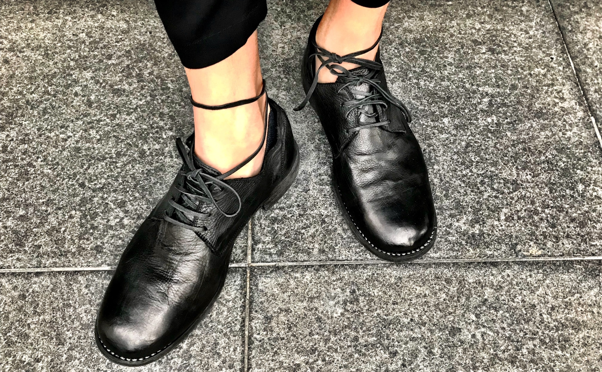 GUIDI / グイディ : LOWLACE SHOES -CALF F.G CV- : ローレース 