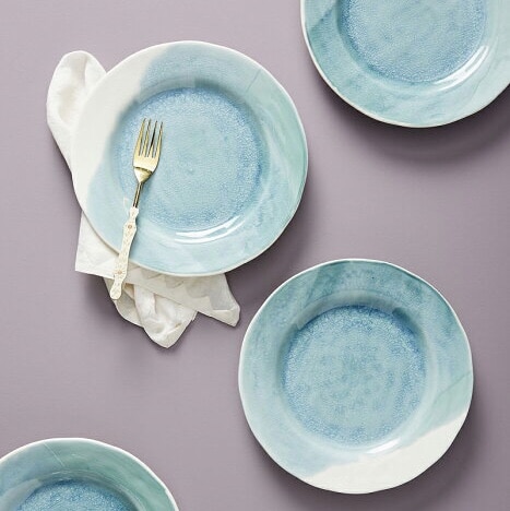 ANTHROPOLOGIE アンソロポロジー　完売品　花ボウル&プレートセット ANTHROPOLOGIE アンソロポロジー 完売品 花ボウル&プレート