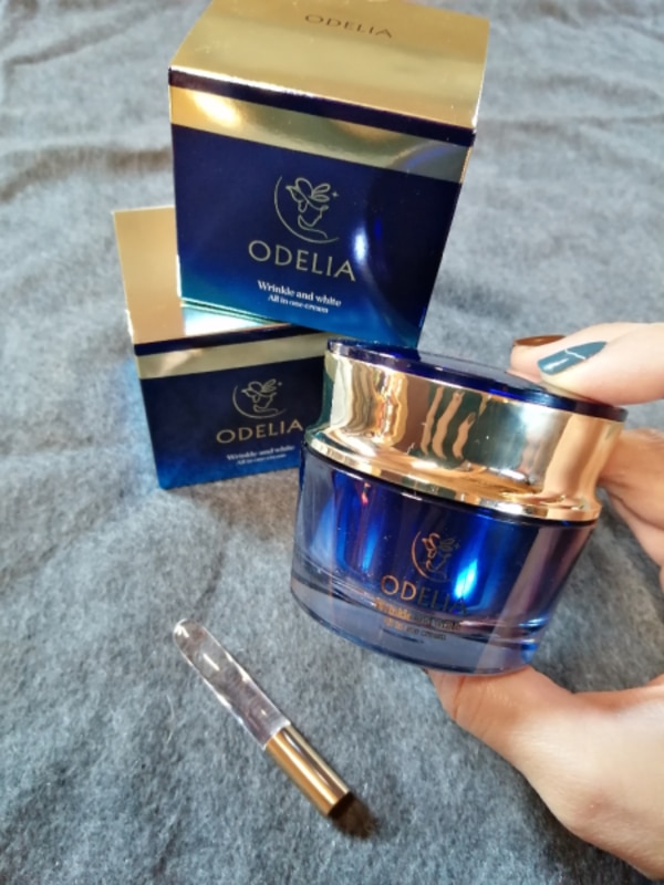 初回限定2個セット ODELIA(オディリア)リンクル&ホワイト オールインワンクリーム(医薬部外品 国産 薬用 ネッククリーム リンクルクリーム  日本産 シワ改善 シミ予防 時短 30代 40代 50代 乾燥 保湿 乳液)