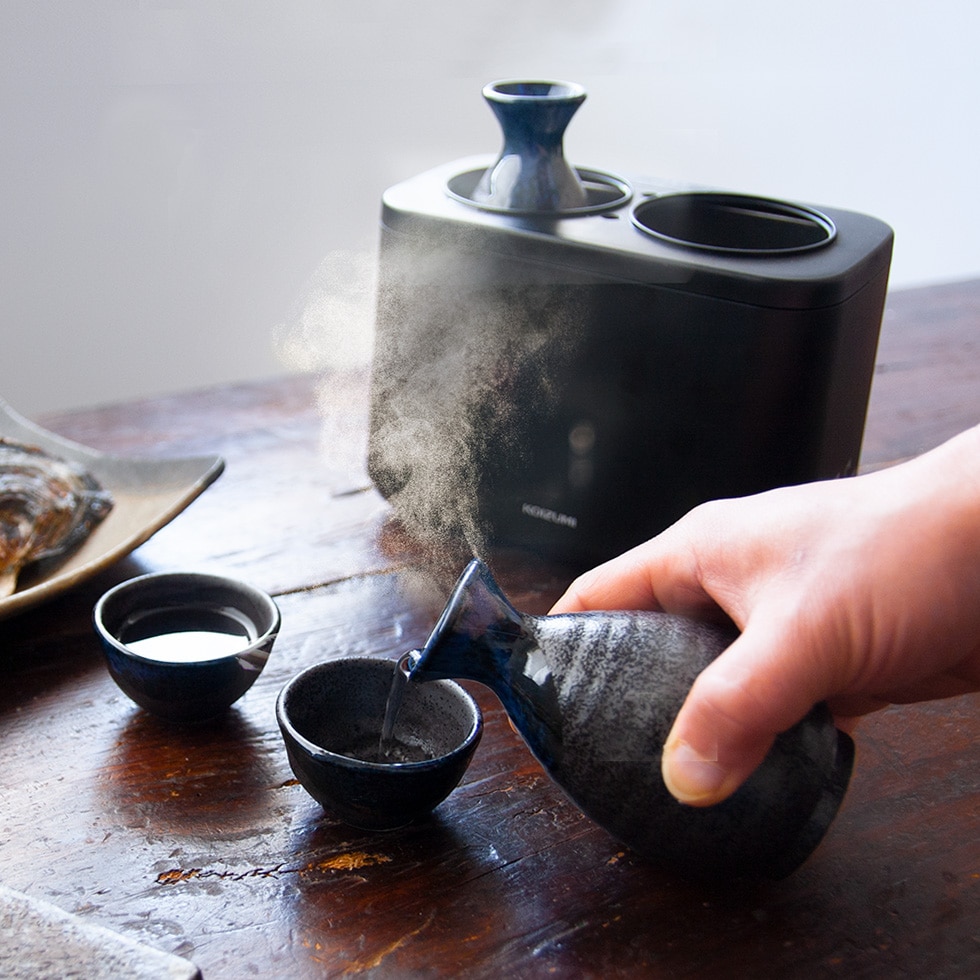 楽天市場クラウドファンディング】酒燗器 かんまかせ 徳利＆おちょこ