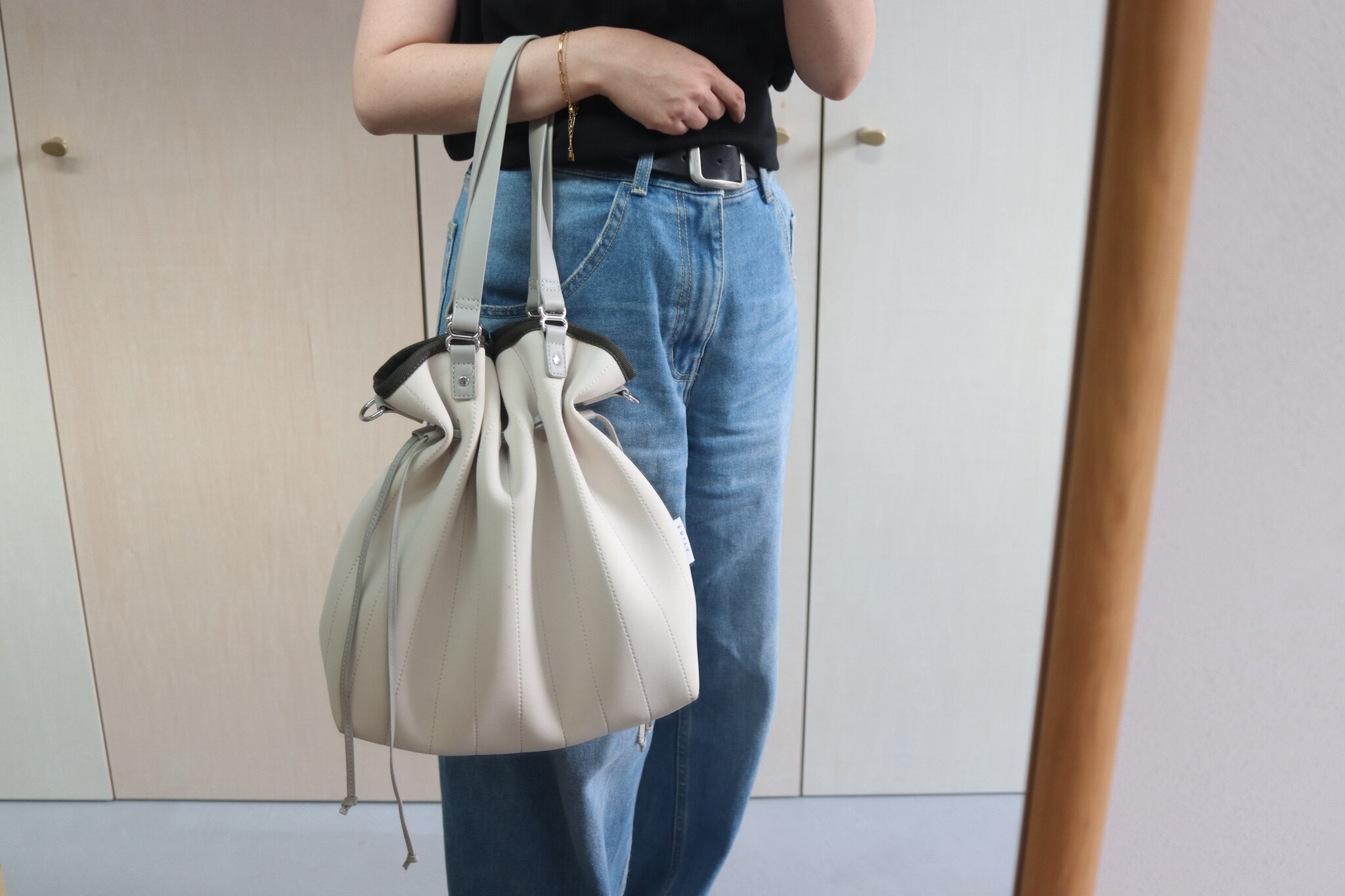 巾着＆エコバッグ♡レディパネル 巾着バッグ ショルダーバッグ レディース 軽量 軽い A4対応