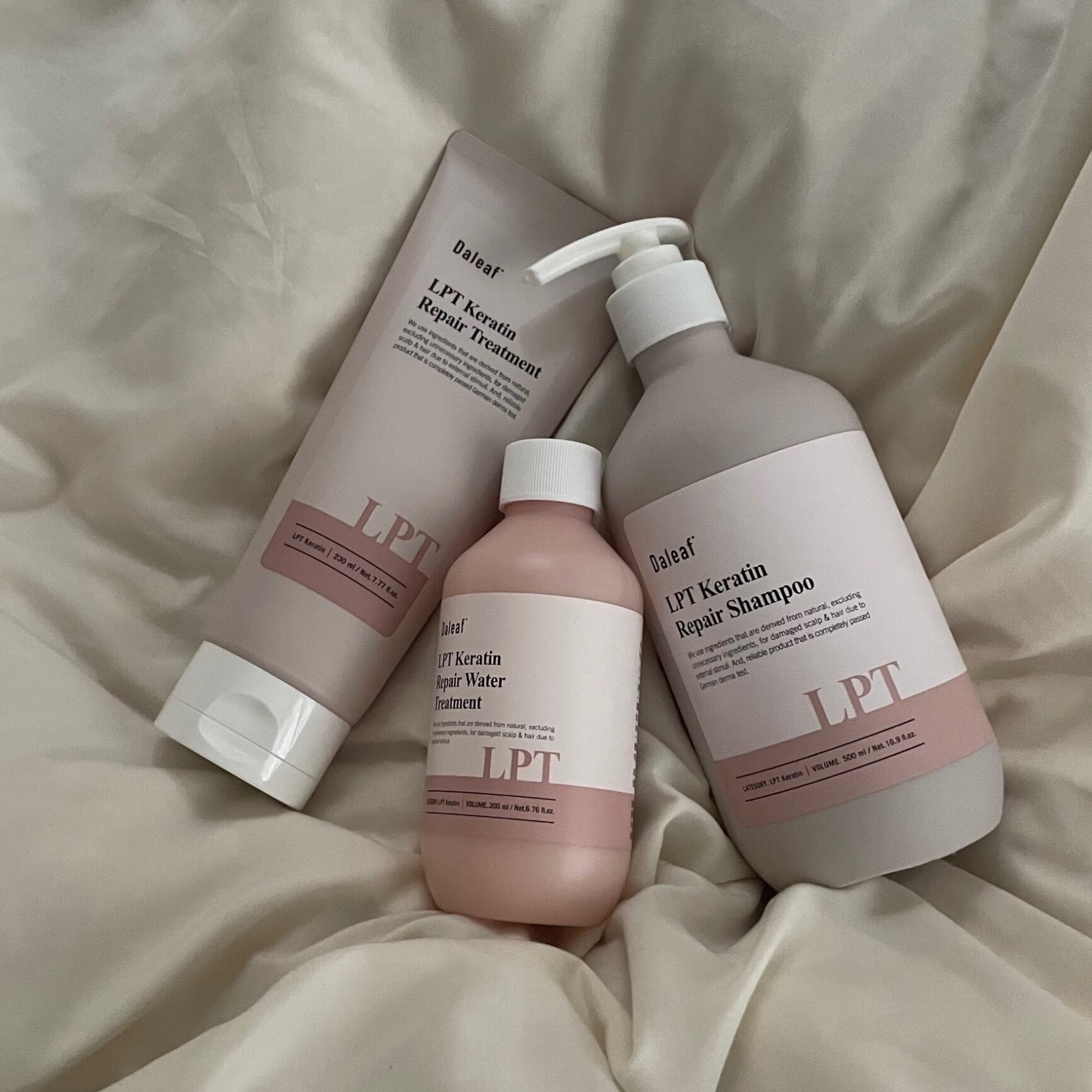 ダリーフ Daleaf vegan シャンプー 500ml + トリートメント 230ml セット 送料無料 LPT ケラチン 含有 ダメージ