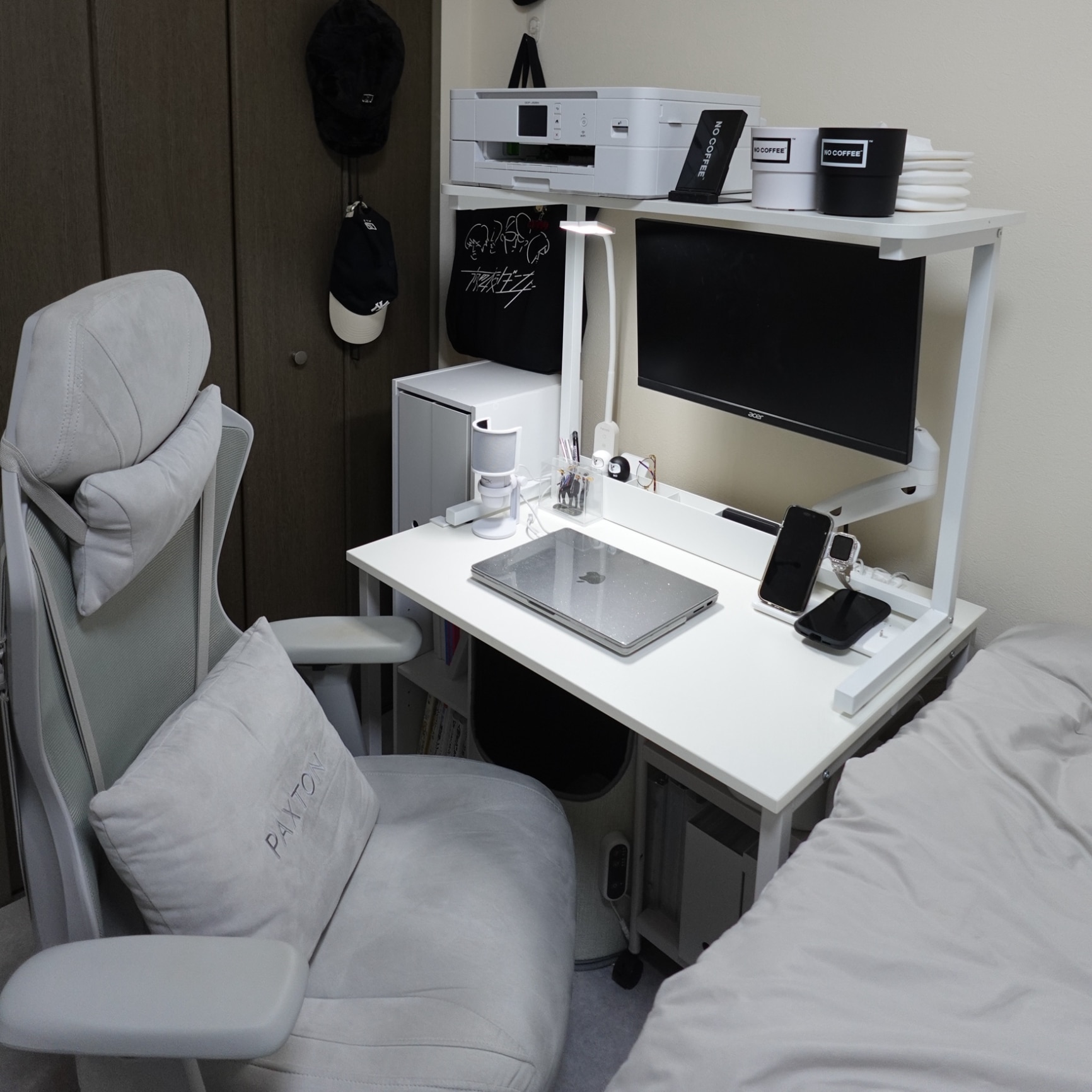 デスク パソコンデスク 省スペース 80cm幅 奥行60cm PCデスク