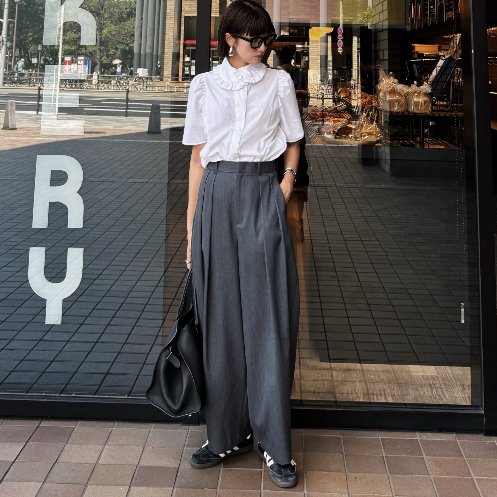 Curensology ドスキンツータックパンツ カレンソロジー パンツ