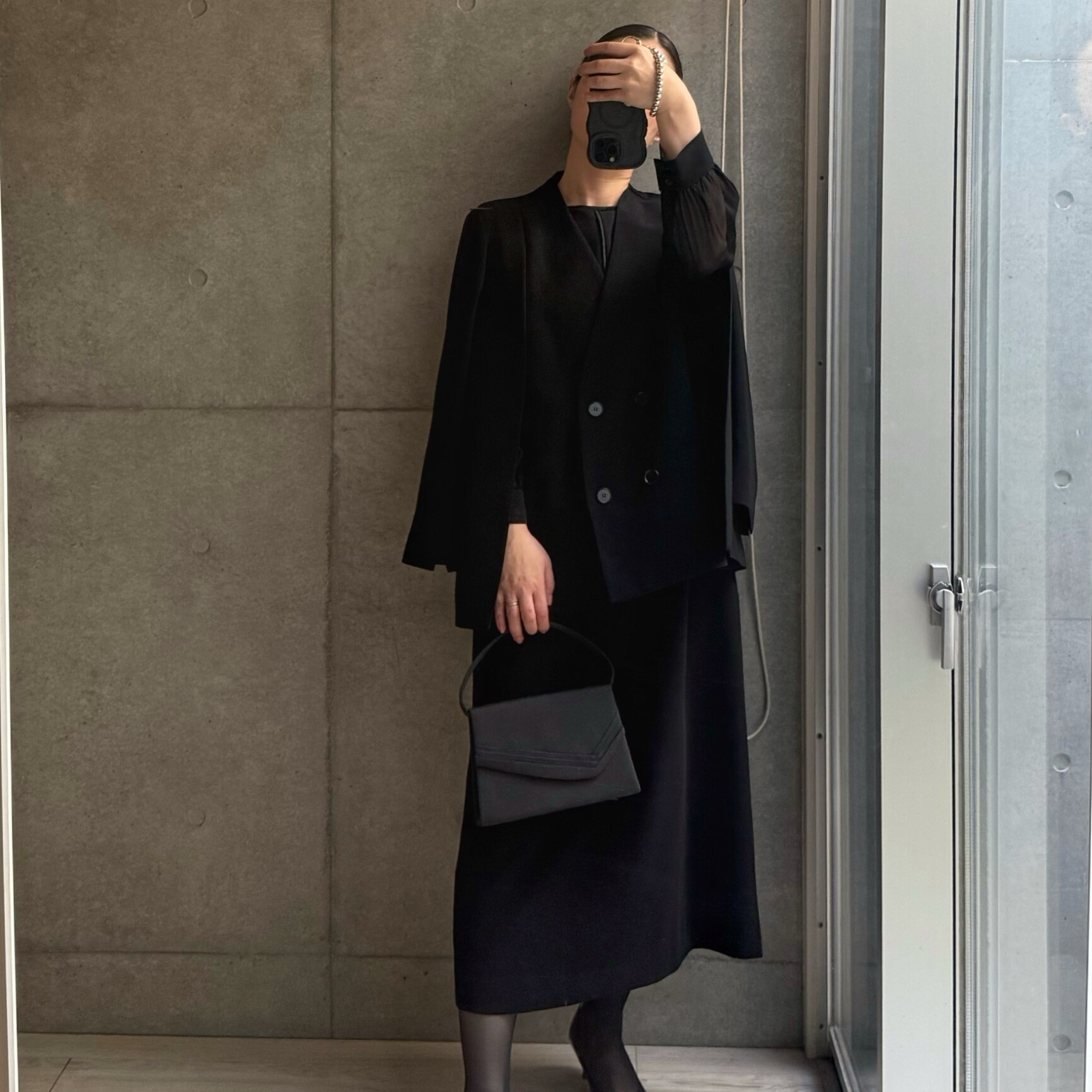 【SALE】◆10％OFF◆《サイズ交換無料》喪服 礼服 レディース 夏 夏用にも ワンピース ジャケット アンサンブル ブラックフォーマル 日本製生地 洗える 防しわ ケープ風 大きいサイズ M-5L 冠婚葬祭 通夜 葬式 法事 フォーマルスーツ 30代 40代 50代 - メイン画像 1