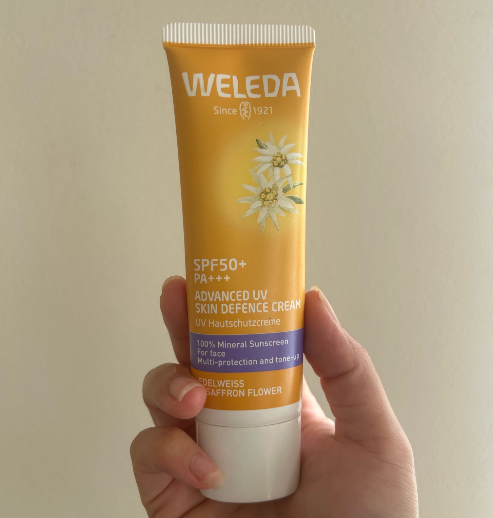 【公式】ヴェレダ エーデルワイス UVバリアクリーム 30mL | WELEDA オーガニック ノンケミカル 紫外線 日焼け止め トーンアップUV下地