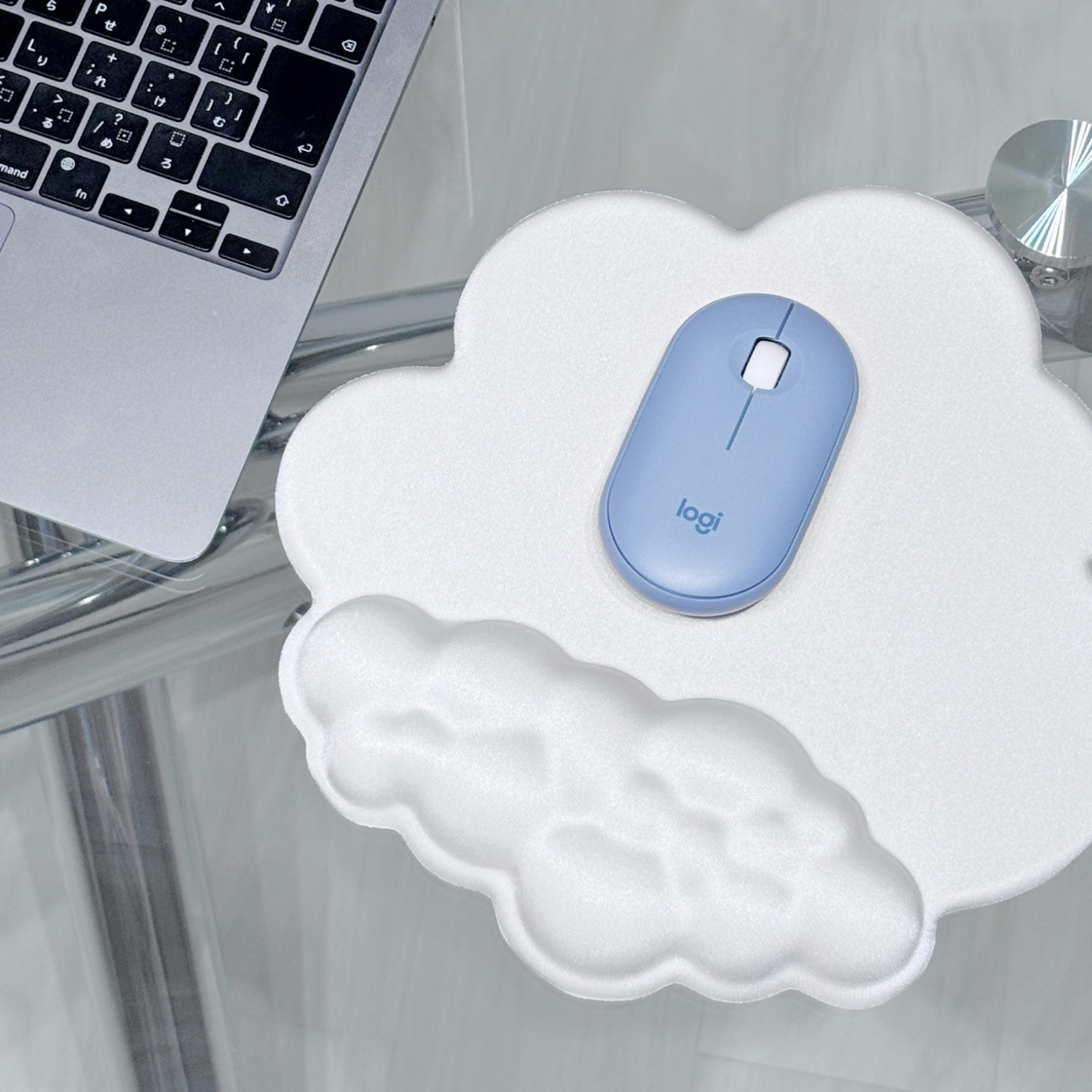 送料無料】マウスリストレスト 雲のマウスパッド ハンドレスト 雲状