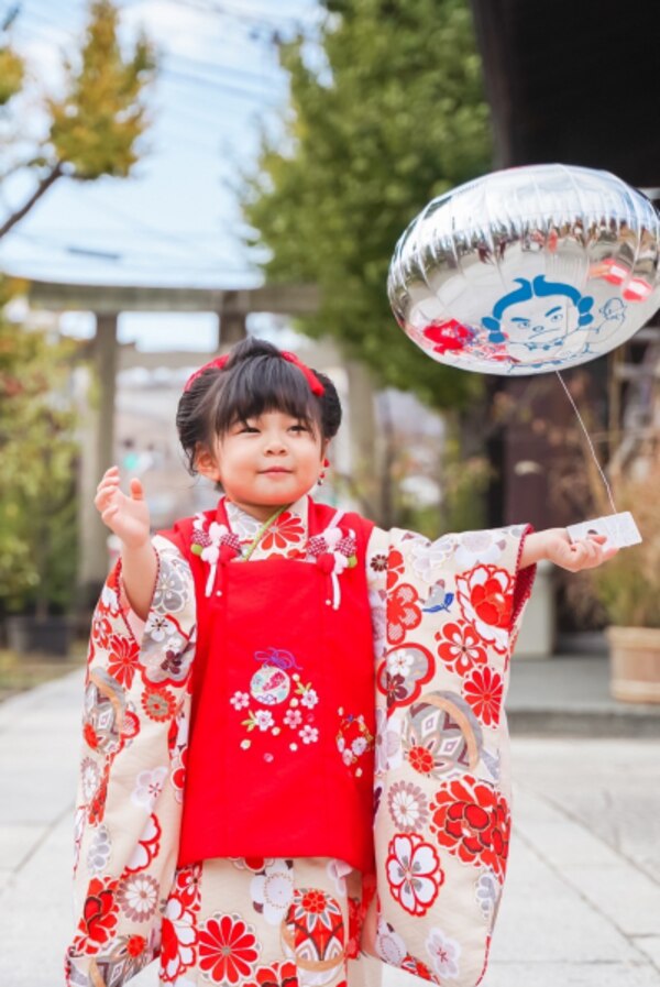 七五三 レンタル 女の子 3歳 着物 被布 753着物 フルセット 着物  
