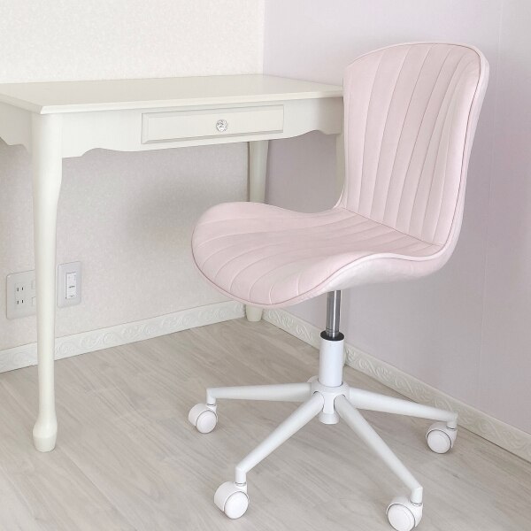 デスクチェア ダイニングチェア キャスター チェア 白脚 椅子 オフィス 