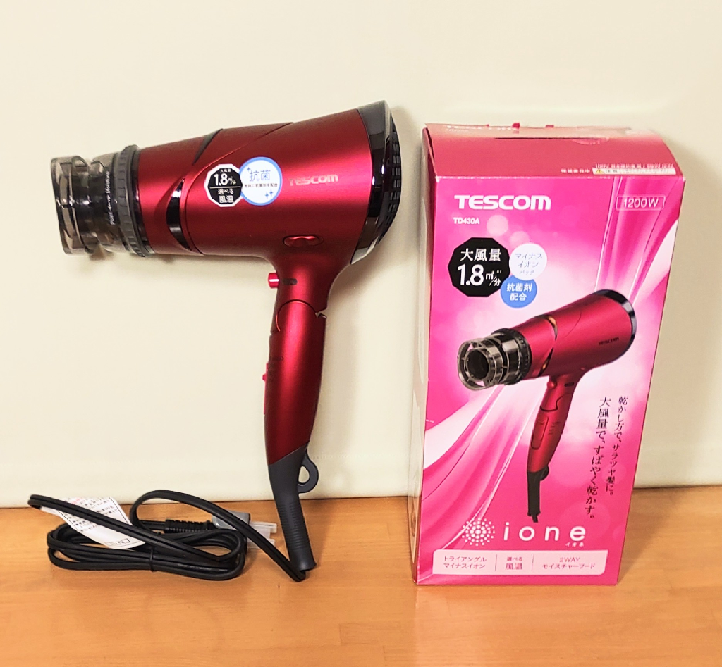 TESCOM テスコム TD430A(P) PINK ドライヤー - 健康