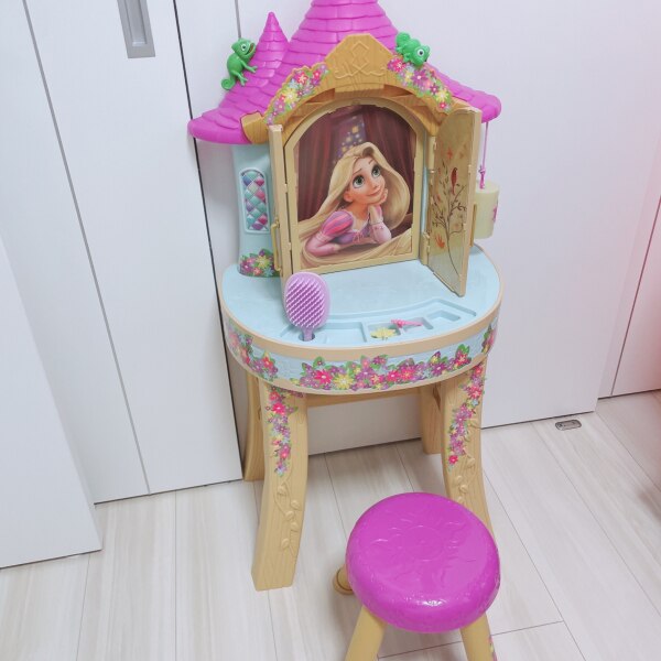 ディズニープリンセス 塔の上のラプンツェル プリンセスドレッサー【幅 