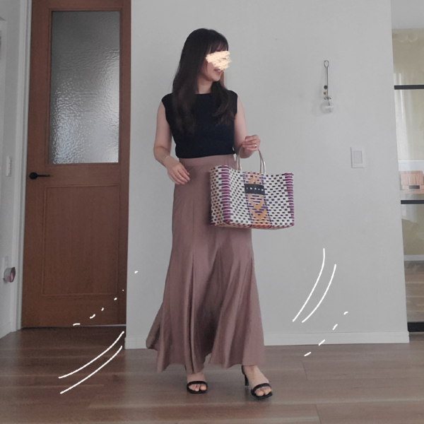 美品✨シーピーシェイズ ロングスカート 春服 レーヨン L ギャザー フレア-