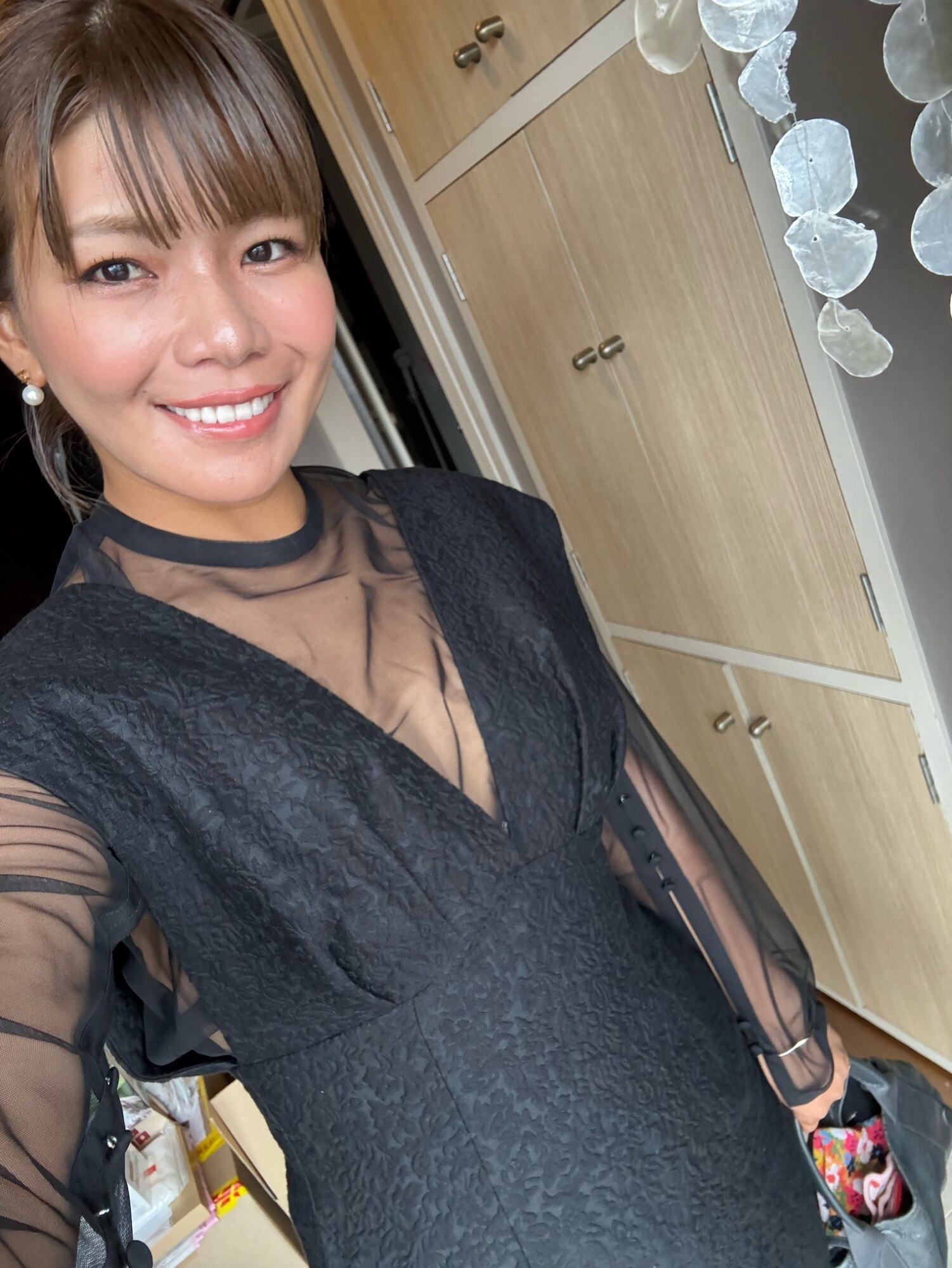 値下げしました！ANDRESD Sサイズ　ブラック　オールインワン セール】shaggy all in one dress / シャギーオールインワン