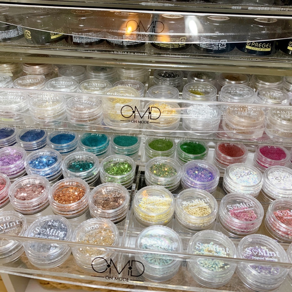 ジェルネイル 収納 アクリル ケース ボックス OMD 120個 収納 アクリル