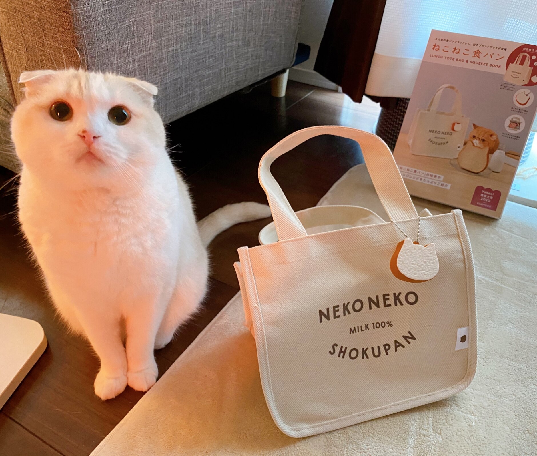 ねこねこ食パン LUNCH TOTE BAG & SQUEEZE BOOK