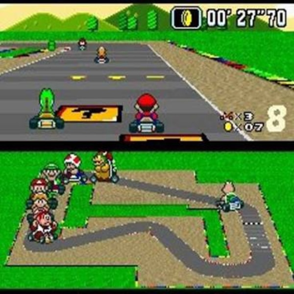 送料無料】【中古】SFC スーパーファミコン スーパーマリオカート