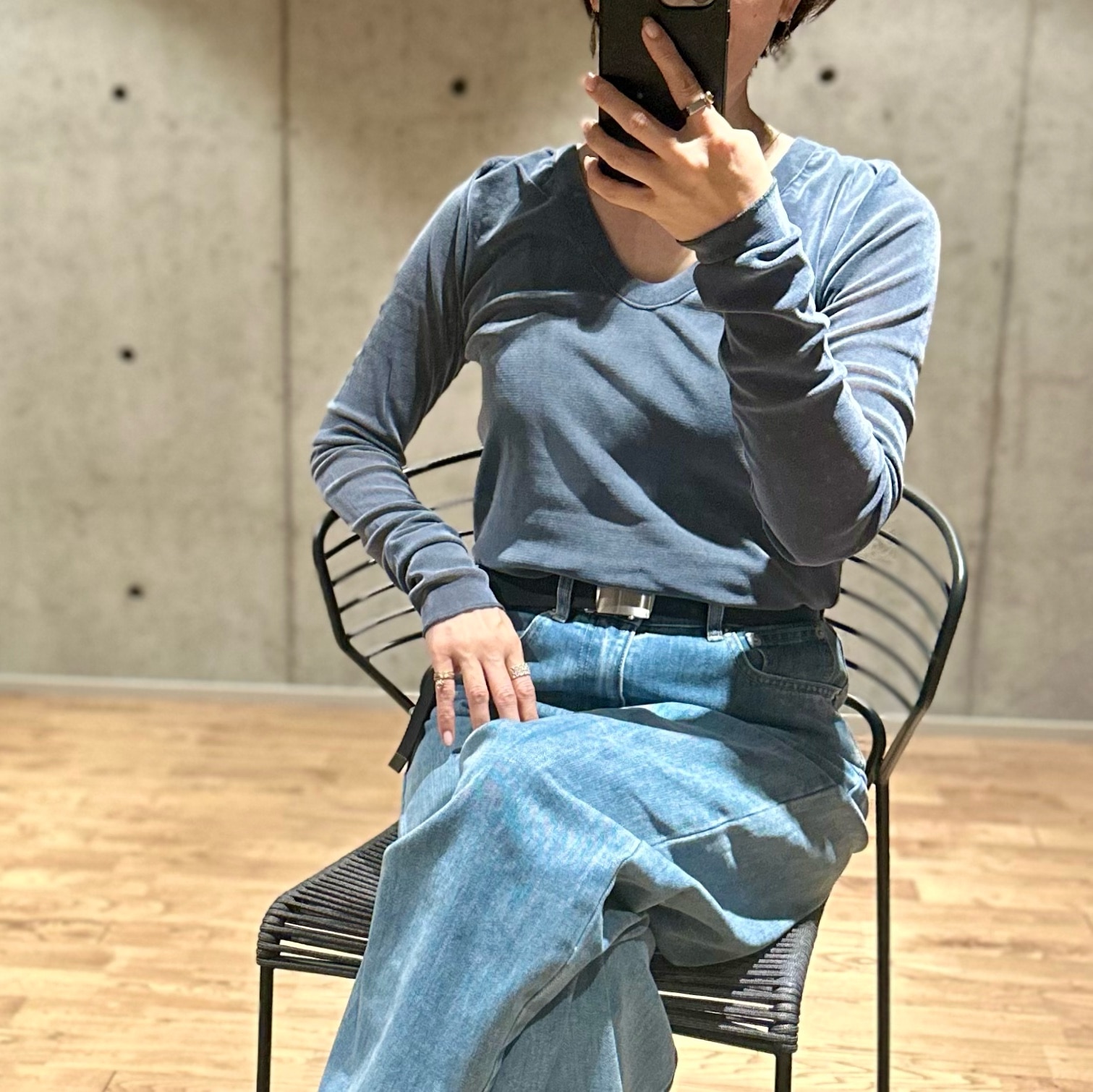 Whim Gazette フロッキーバックシャンカットソー ウィム ガゼット