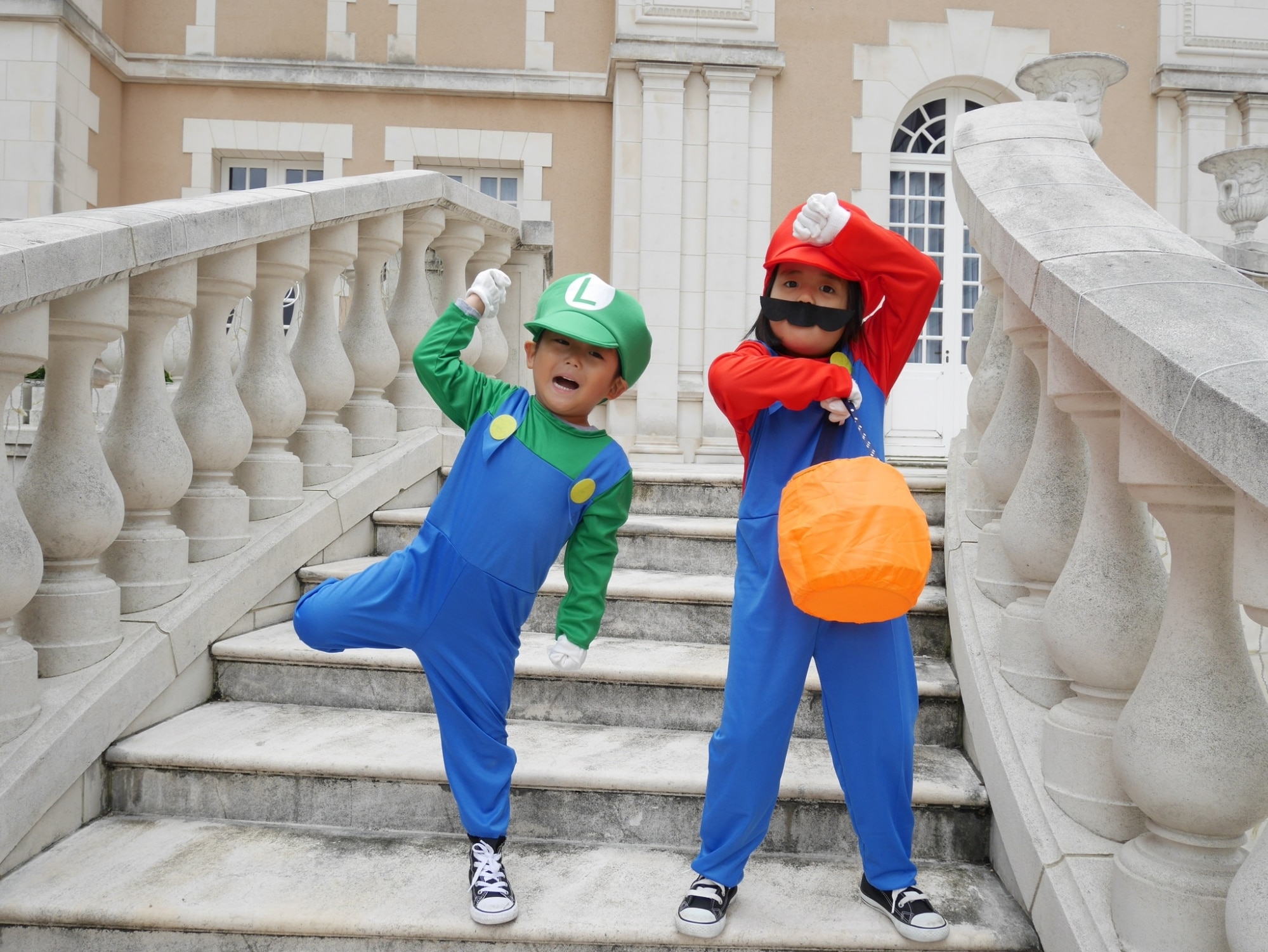 専用♡マリオコスプレ tkp838キッズ用 スーパーマリオ ＆ ルイージ クラシック tkp838