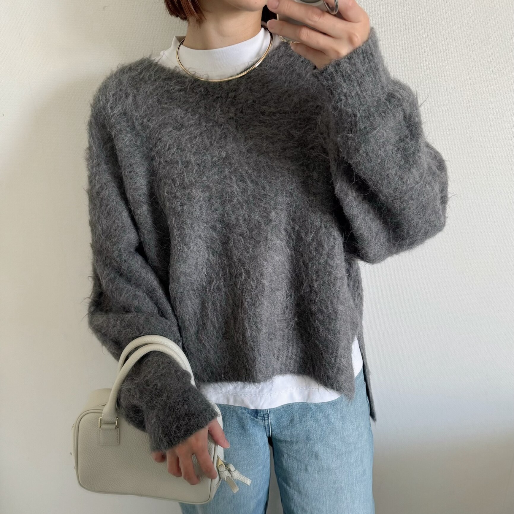 SALE／10%OFF】起毛ニットプルオーバー NATURAL BEAUTY BASIC