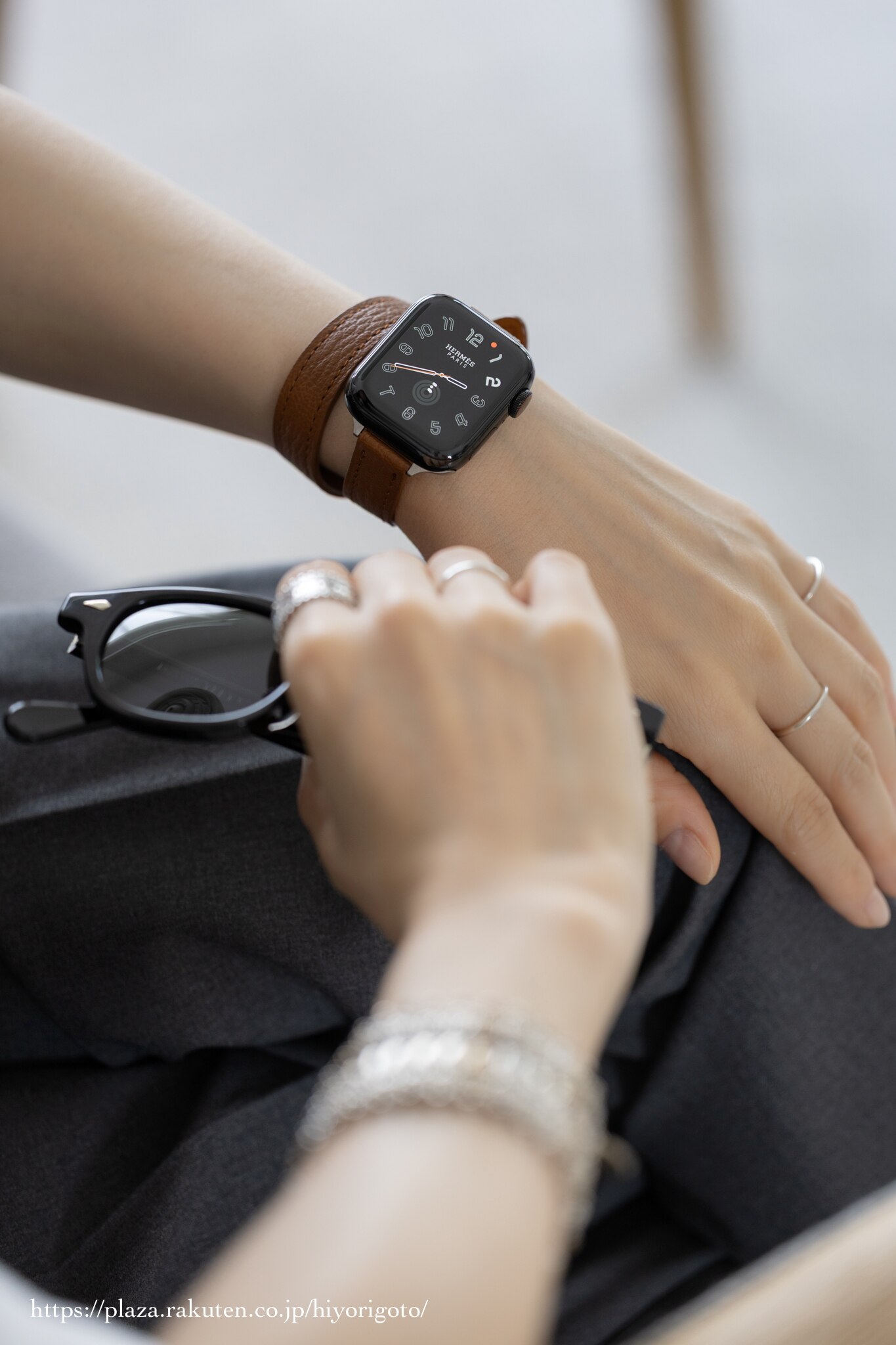 ミニ シルビア ウォッチ＆ブレスレット ギフトセット アップルウォッチ バンド apple watch チェーン ステンレス SE
