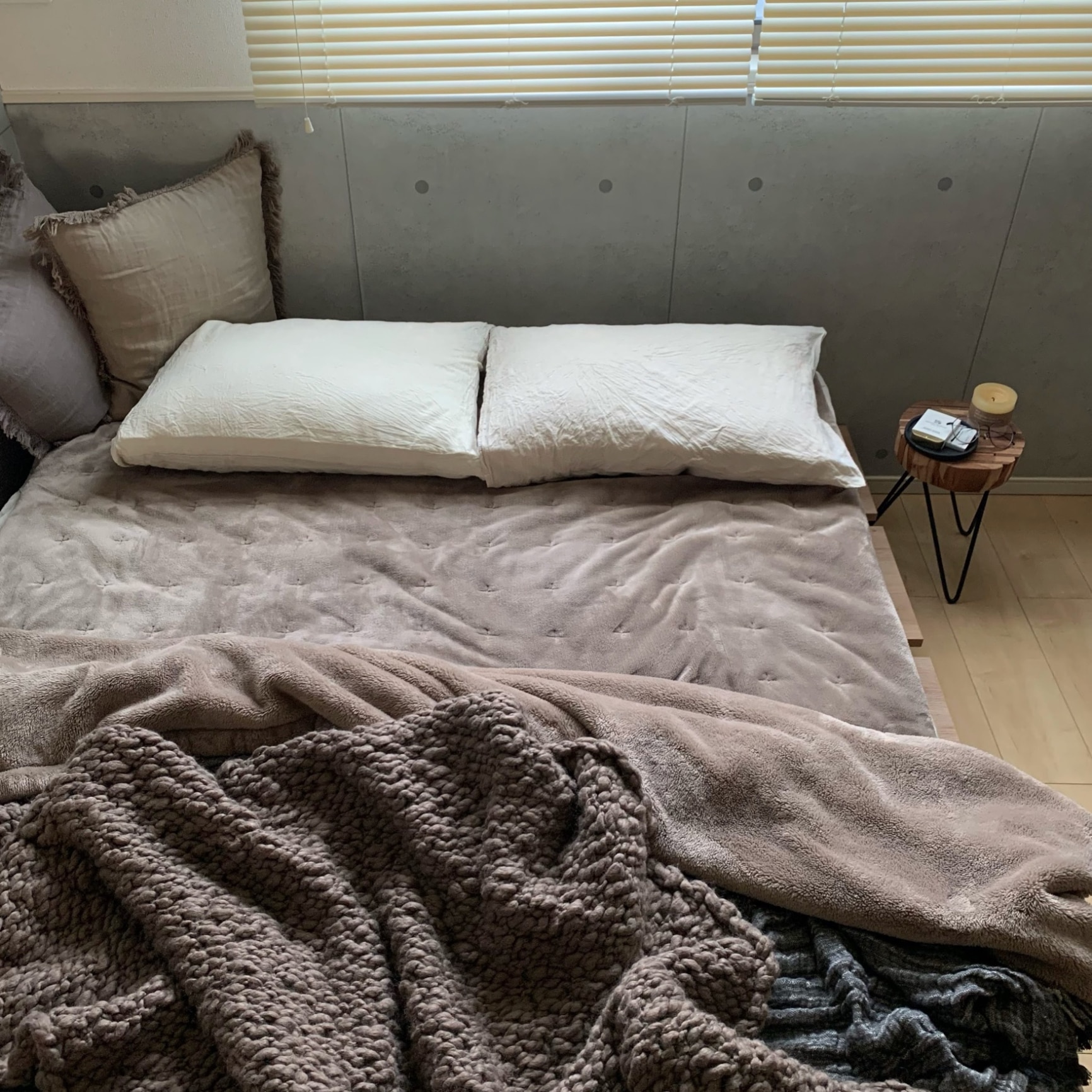 無印良品 公式】【ダブル】ムレにくいあたたかファイバー厚手敷パッド