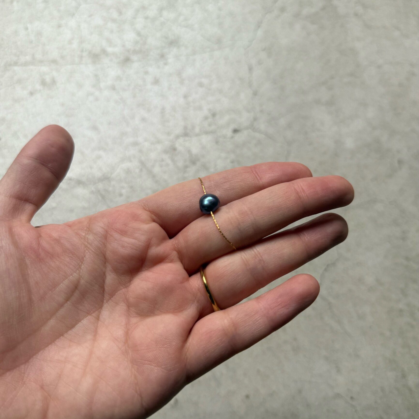 【10％OFFクーポン配布中】N142 ネックレス 金属アレルギー対応 一粒パール シンプル 淡水パール オフィス 華奢 人気 フォーマル 結婚式 卒業式 入学式 入卒式 入園式 卒園式 オケージョン ブラック パープル コーラル ジュエリー 6wz - メイン画像 4