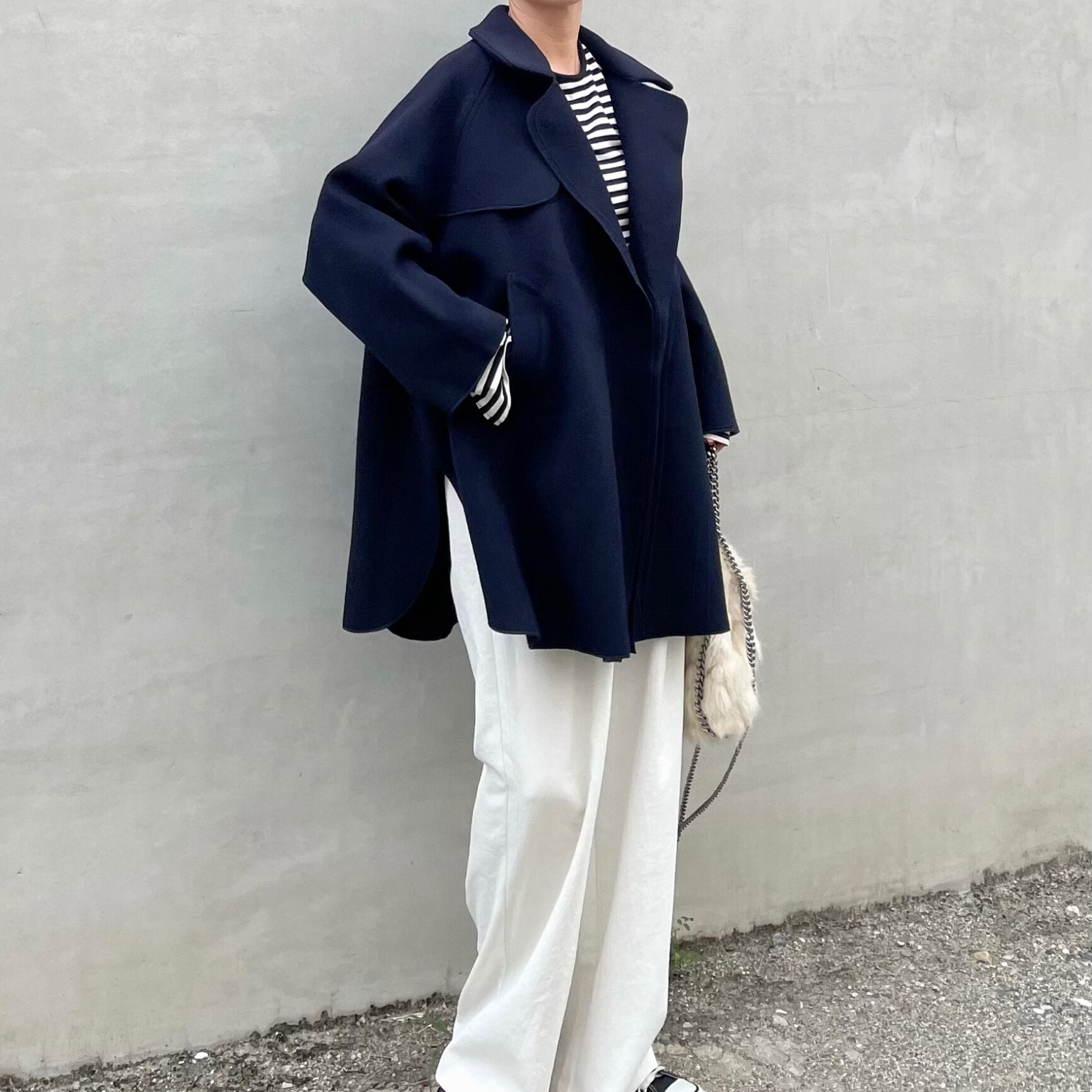 ⭐️本日限定価格2017AWパリコレポンチョ風コート極美品⭐️ ⭐️最終価格2017AWパリコレポンチョ風コート極美品⭐️