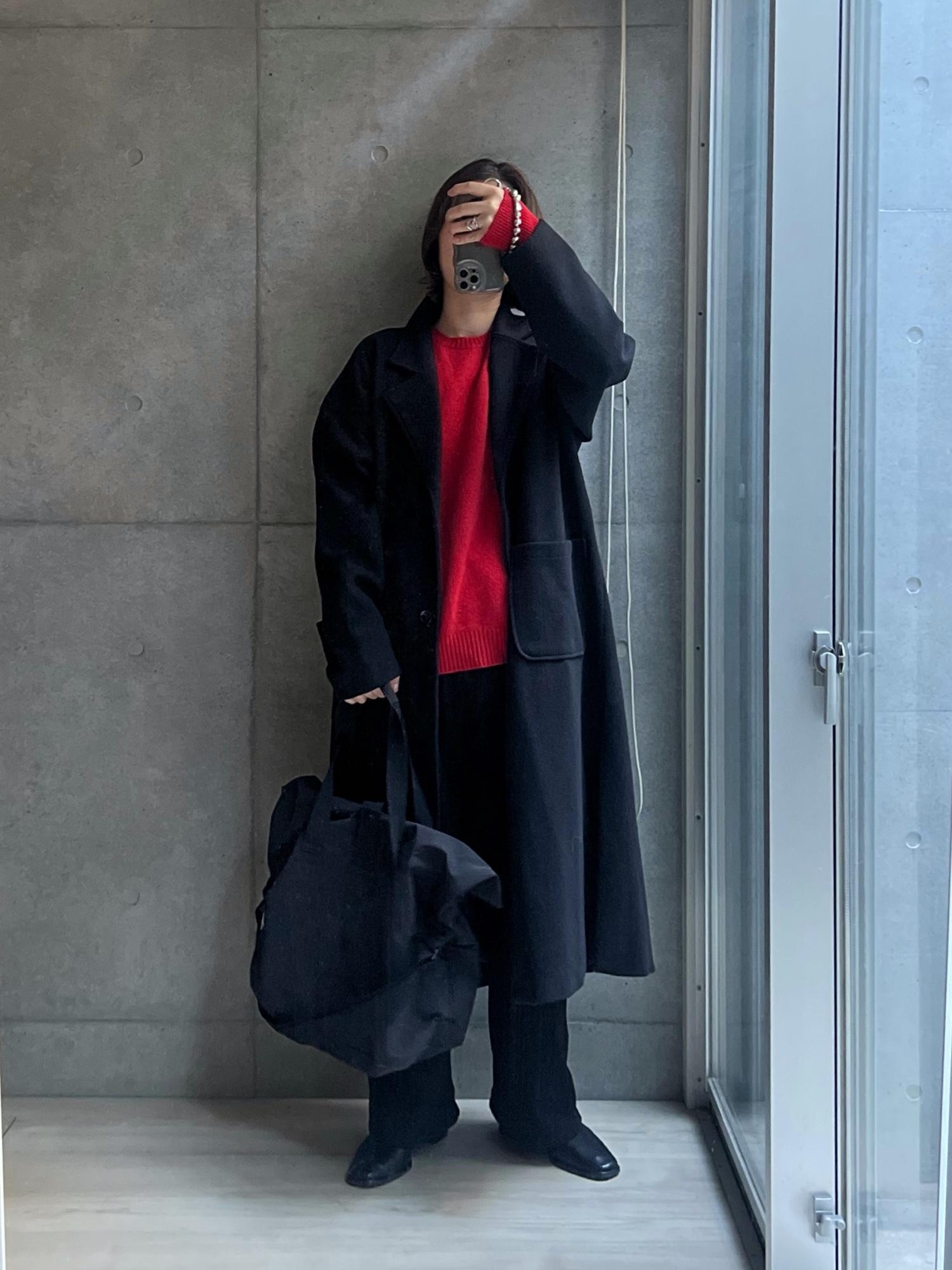カジュアルokな会社の忘年会その②
レッド×ブラック❤️🖤
バッグはお気に入り。