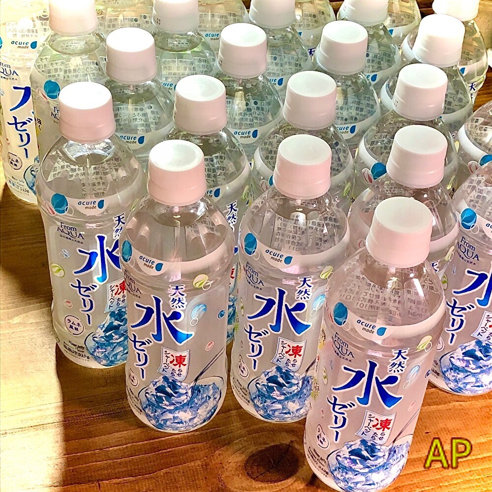 From AQUA フロムアクア 天然水ゼリー 515g 24本入 送料無料｜ゼリー