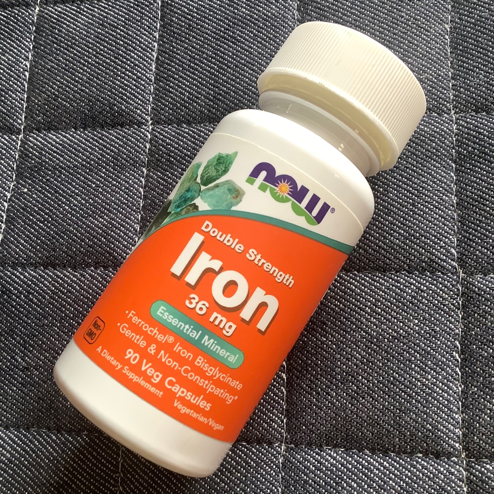 3個セット] ナウフーズ 鉄 サプリメント 36mg 90粒 NOW Foods Iron