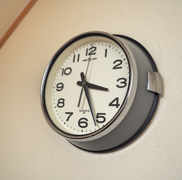 P.F.S.別注 SEIKOクロック WALL CLOCK クオーツ掛け時計 バス時計