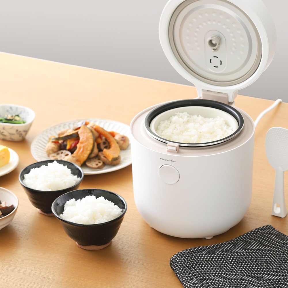 炊飯器 糖質カット 一人暮らし 3合 レコルト【2大特典付き】低糖質炊飯器 糖質オフ 低糖質 米 玄米 ご飯 白米 おかゆ 糖質カット炊飯器