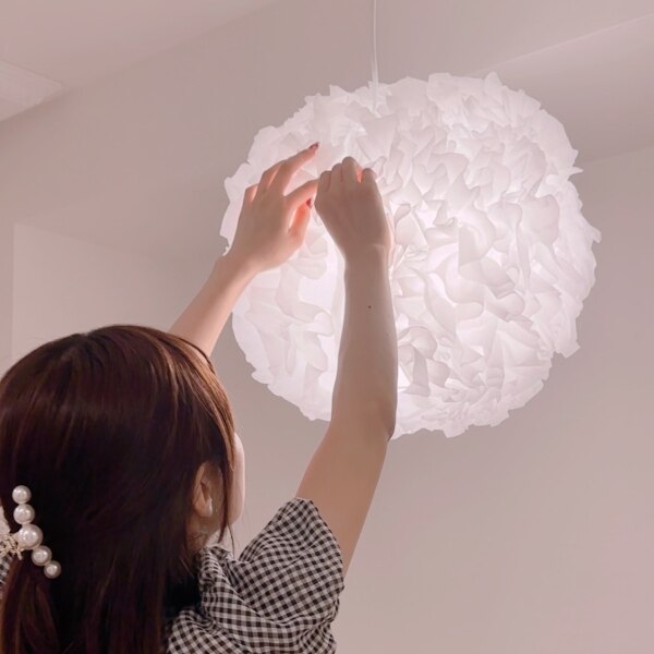 IKEA イケア ペンダントランプ ホワイト 白 50cm n40469118 VINDKAST 
