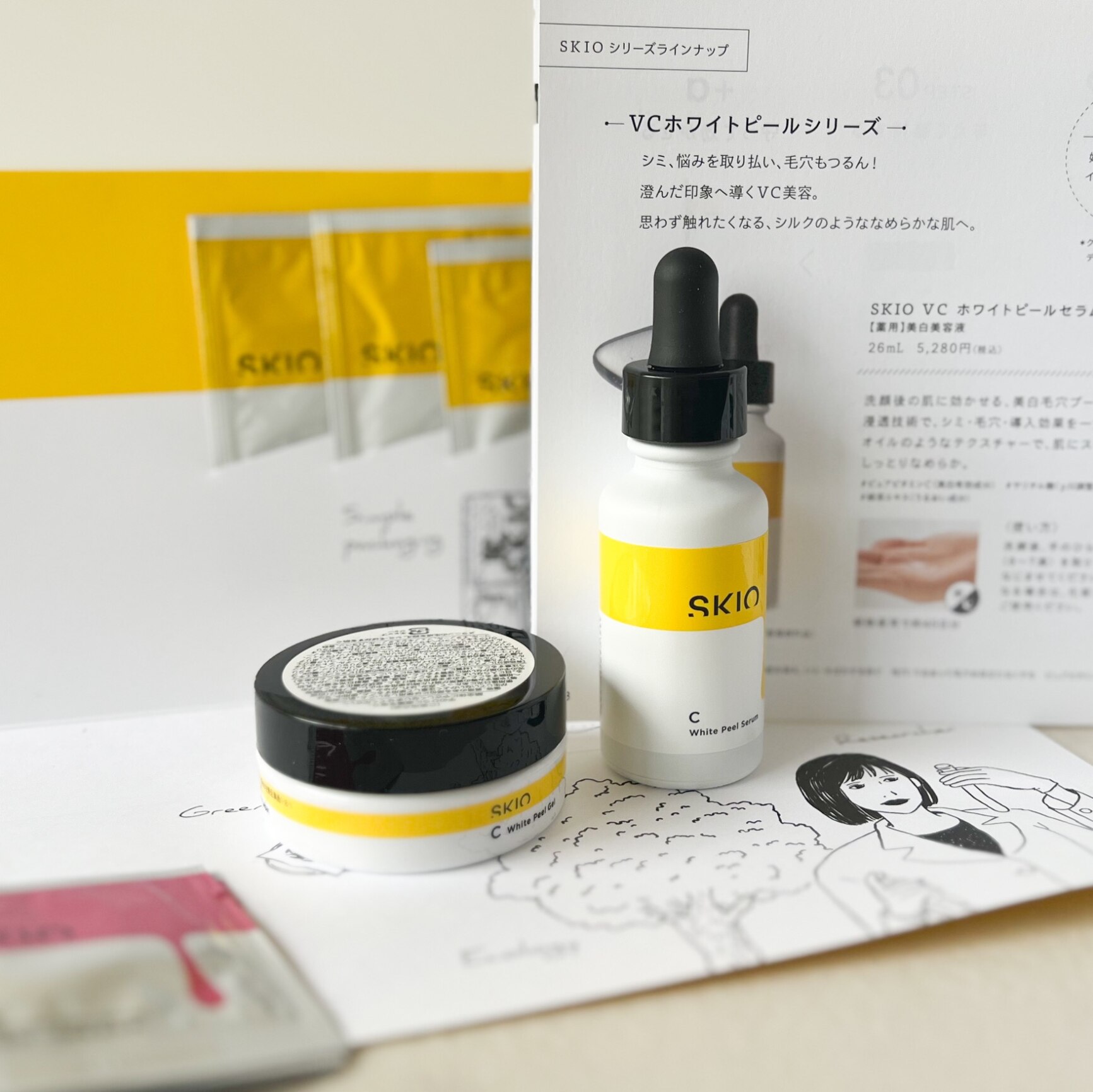 SKIO VC スペシャルキット ロート製薬 医薬部外品 薬用 美白美容液 26mL 美白美容ゲル 15g ジェル状洗顔 10g スキオ |ビタミンC  スキンケア 美容液 セラム 導入美容液 敏感肌 セット ジェル スキンケアセット ハリ 乾燥肌 ゲル 毛穴 ブースター ロート 保湿ジェル 導入液