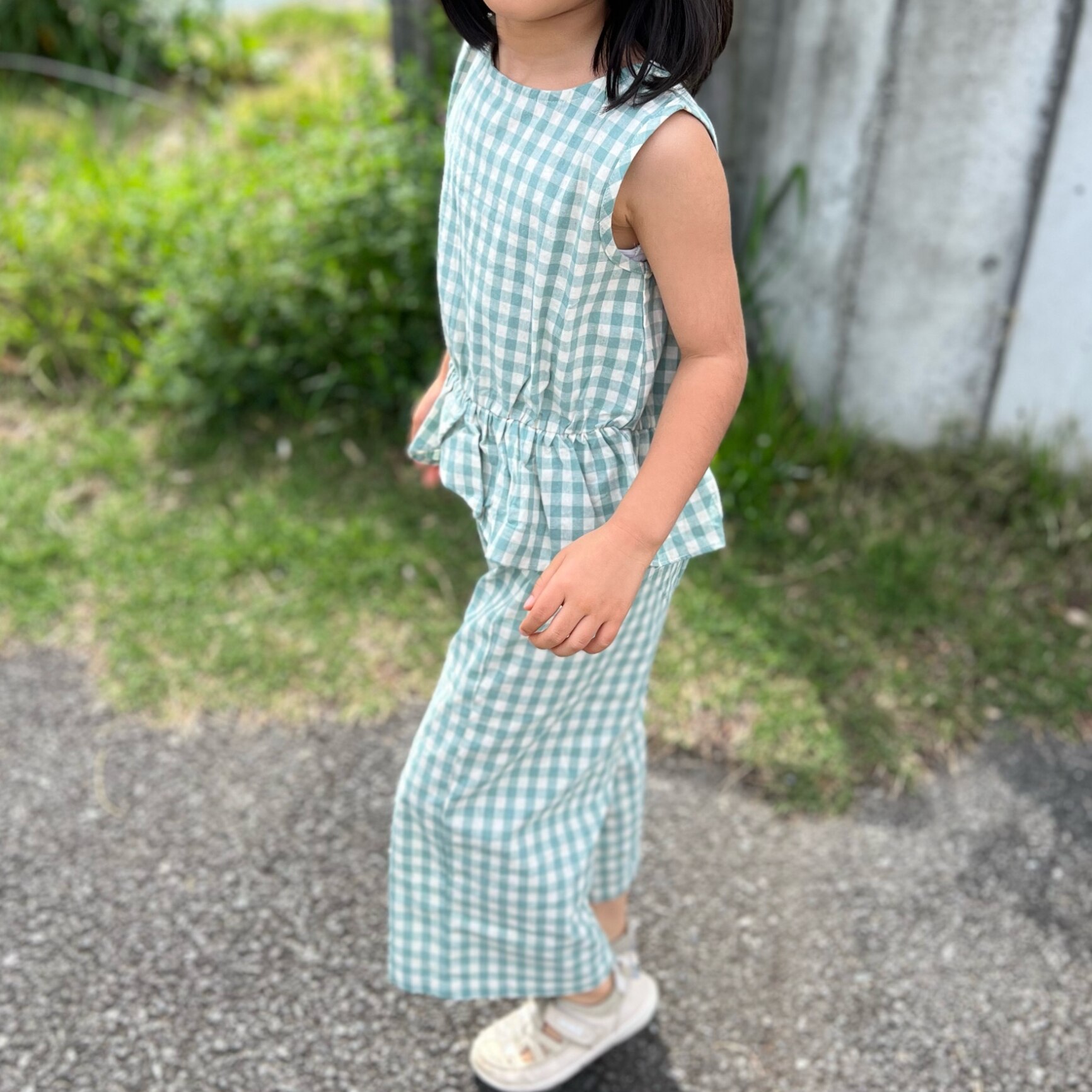 \20%OFFクーポン配布中/【 SALE12%OFF】 セットアップ キッズ 女の子 子供服 ジュニア 綿 コットン 通園 通学 保育園 幼稚園 小学生 上下セット セット ノースリーブ 袖なし トップス パンツ 春 夏 お出かけ 旅行 小学生 小学校 26SS - メイン画像 3