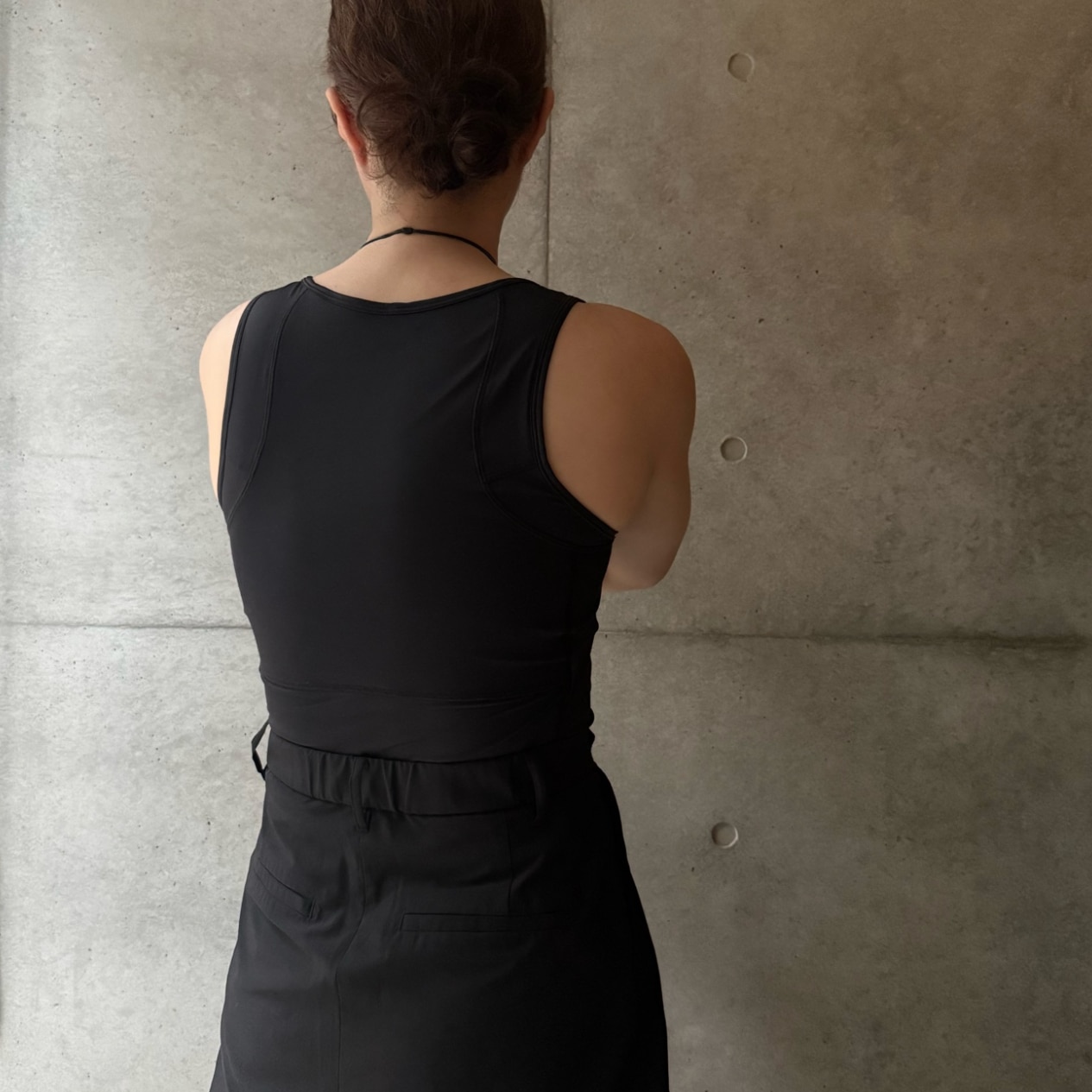 【style 公式 インナーウェア】 Style BX Innerwear スタイル ビーエックス ウィメンズ タンクトップ カップ付き 姿勢サポート 猫背対策 スタイルアップ 着るだけ簡単 インナータイプ 長時間OK 苦しくない Uネック ギフト レディース