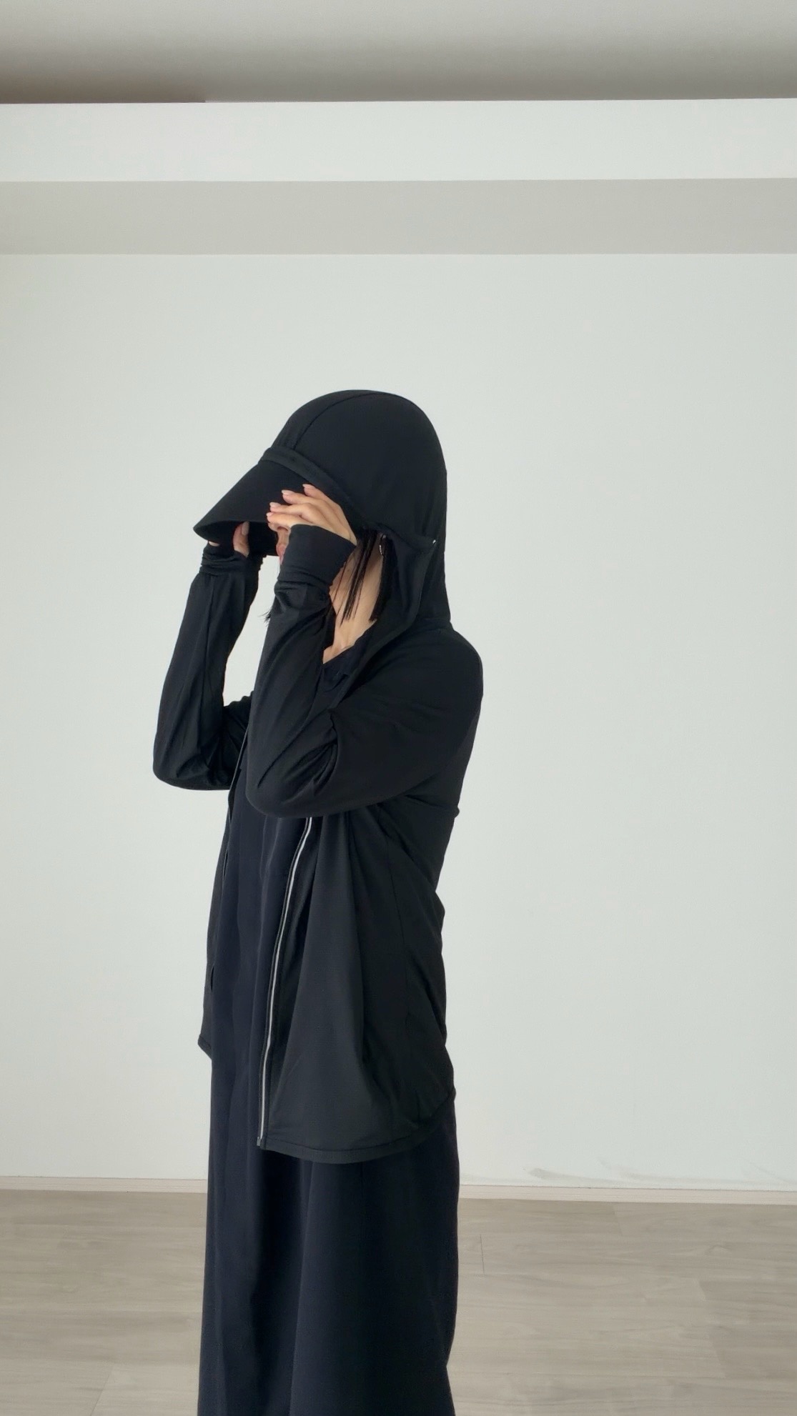 77%OFF【特別価格：990円→1,490円！】【年間ランキング3位】 UVパーカー UV UPF50+ UVカット ラッシュガード レディース 自転車 長袖 薄手 日焼け止め スポーツ ジム ヨガ マスク つば バイザー【完全防備UVカットパーカー】Aタイプ/Mサイズ/ピンクがページ内最安 a_bag