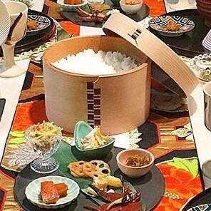 (栗久製杓文字) 送料無料! おひつ3合 (国産・日本製) おまけ付 曲げわっぱ 栗久