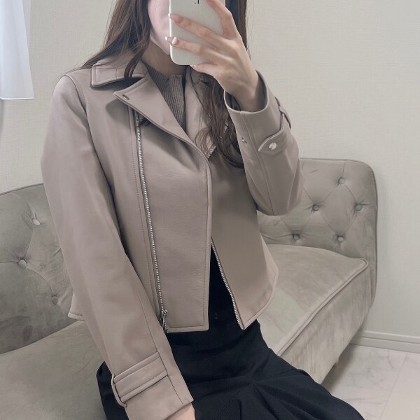 SALE／40%OFF】ダブルライダースジャケット Lily Brown リリーブラウン 