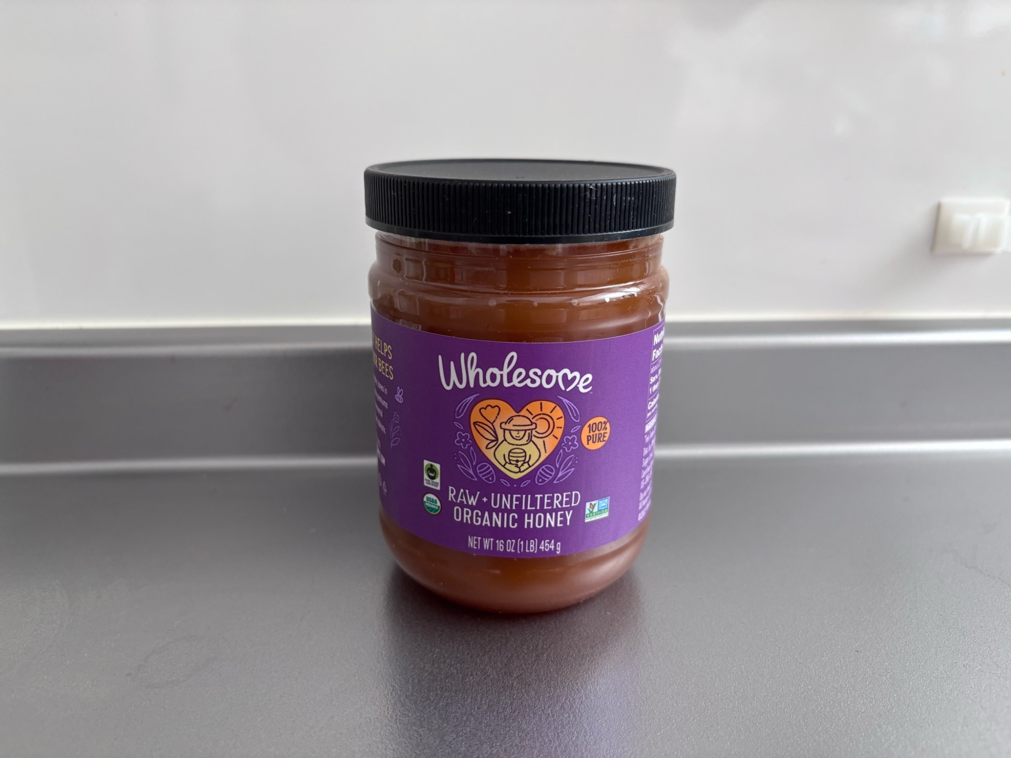 Wholesome Sweeteners 生はちみつ オーガニック 【iHerb アイハーブ 公式】 ホールサム スイートナー 有機 100% ピュア 非加熱 無濾過 ローハニー はちみつ ハチミツ ハニー 蜂蜜 甘味料 無農薬 454g