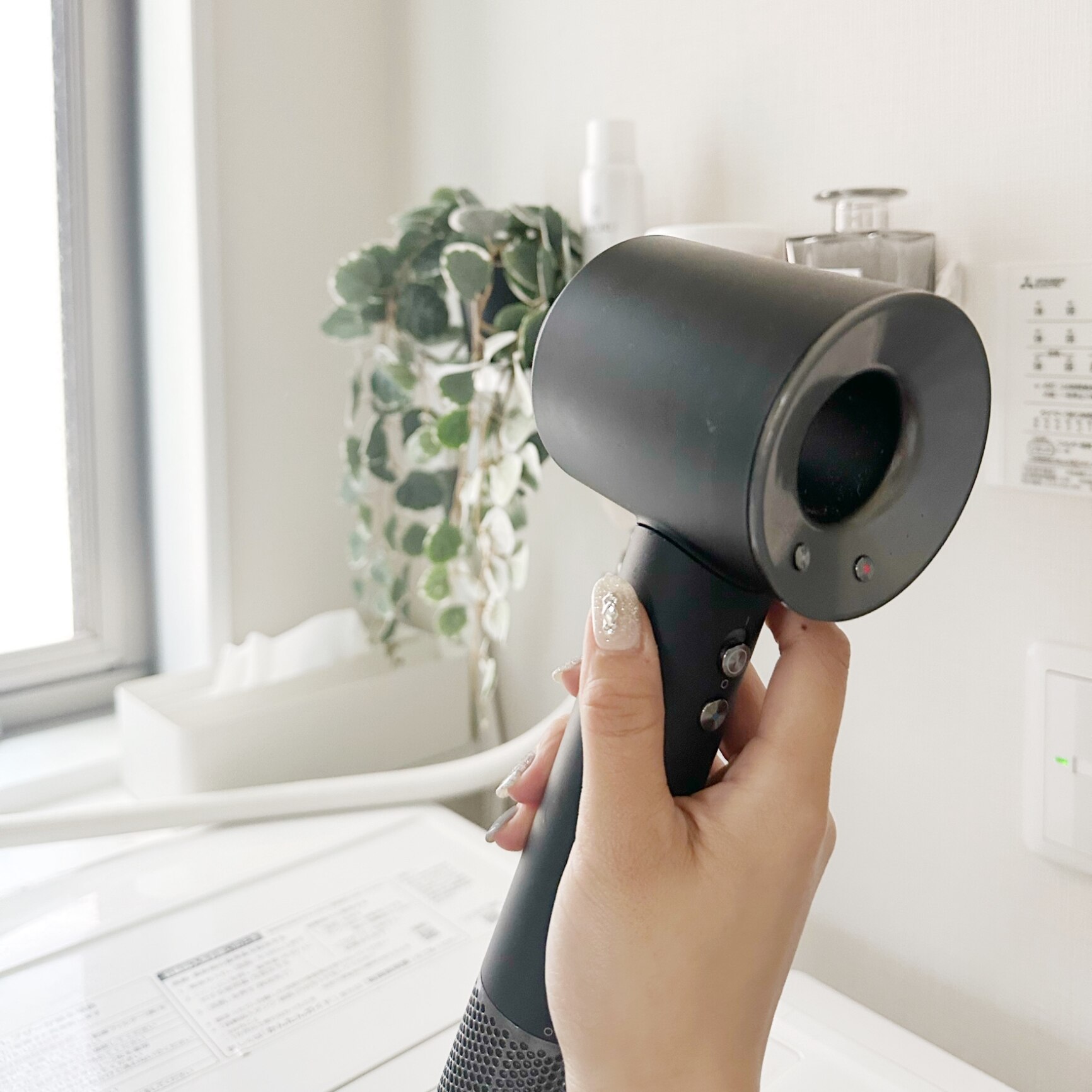 Dyson Supersonic ヘアドライヤー グレー ブラック アウトレットSALE