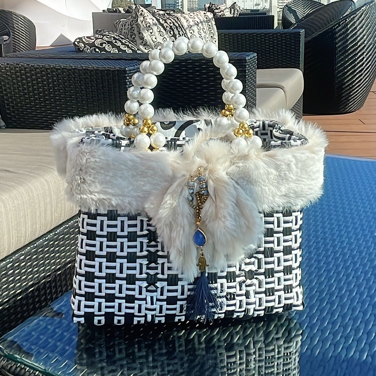 Balinesebag バリニーズバッグ ハンドメイド かごバッグ