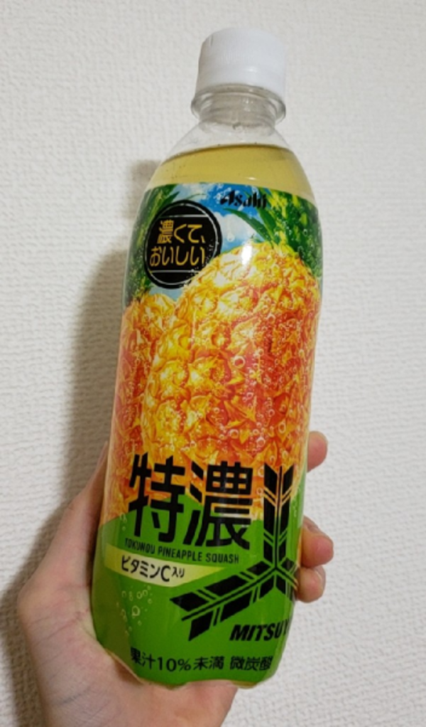 アサヒ 三ツ矢 特濃 パインスカッシュ 500ml ペットボトル 24本入 炭酸