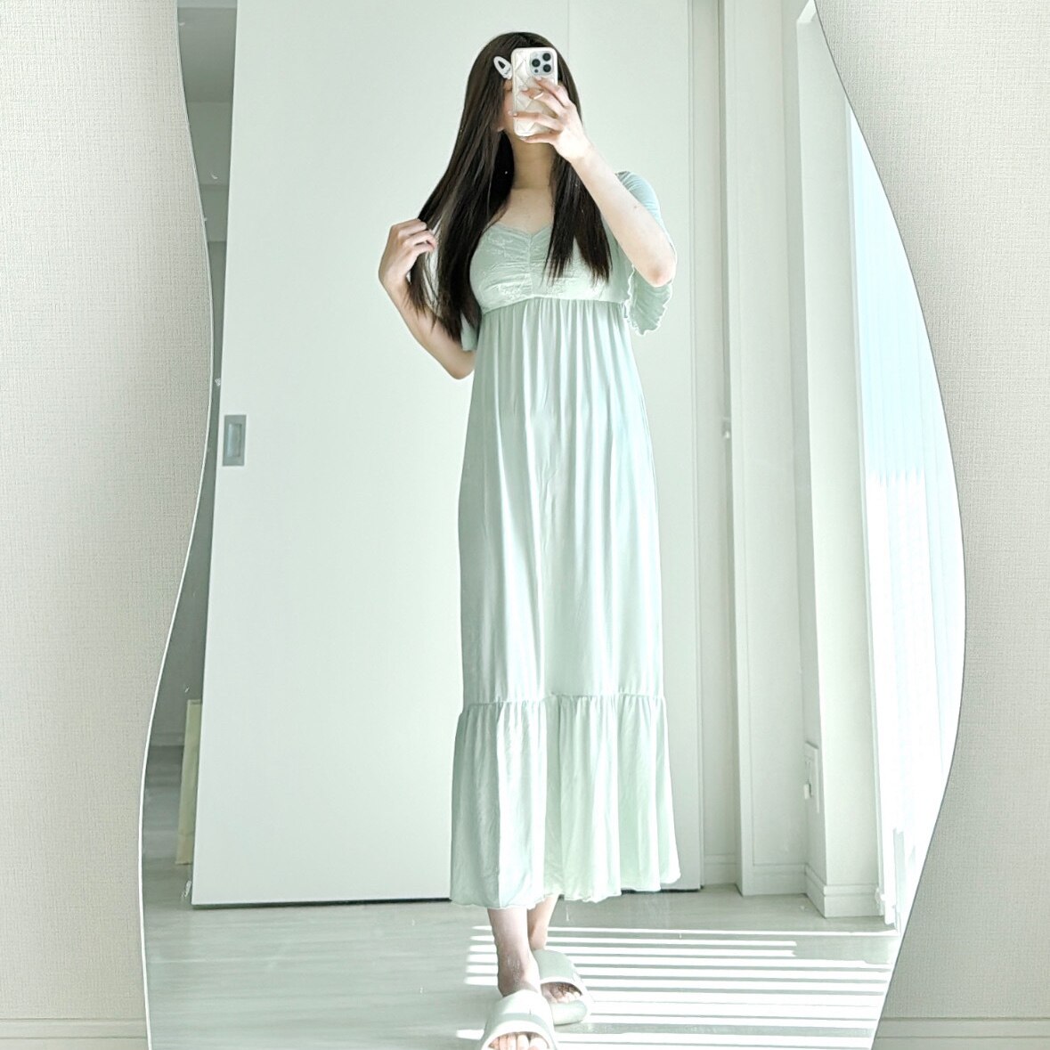 《ラクシアスリープ》ナイトブラワンピース半袖美乳ナイトブラ ワンピース ルームウェア 涼しい 春 夏 レディース 授乳 垂れ防止 パジャマ カップ付き 半袖 ナイトブラ一体型【tu-hacci】