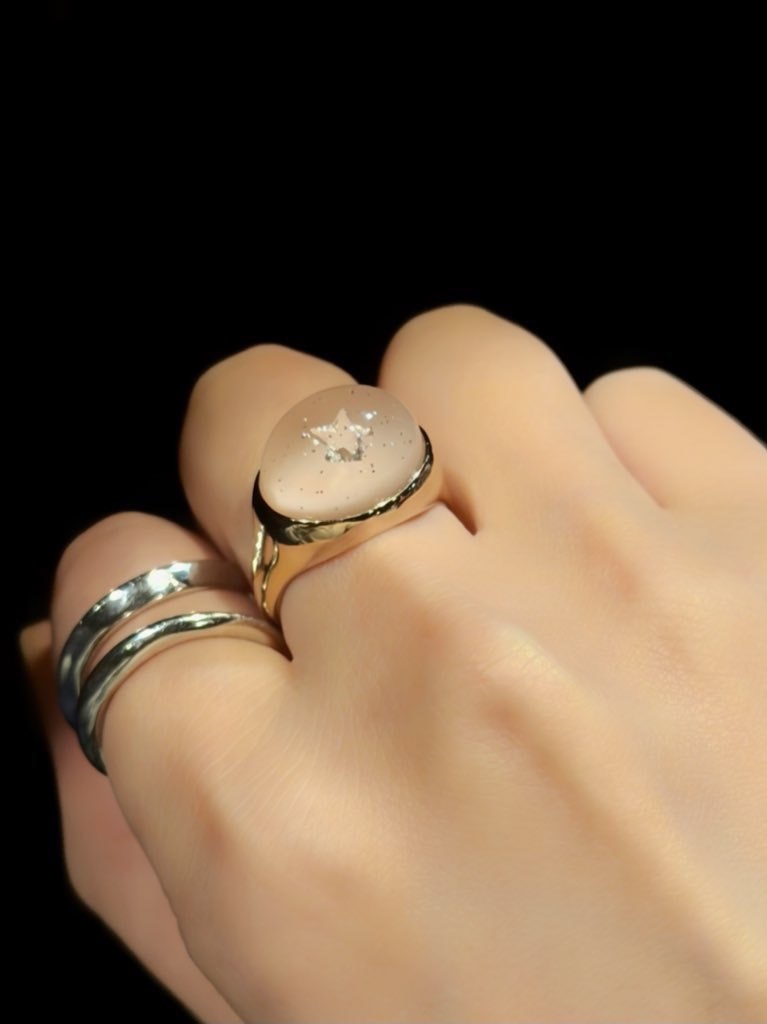 スノードームリング ete エテ アクセサリー・腕時計 リング・指輪